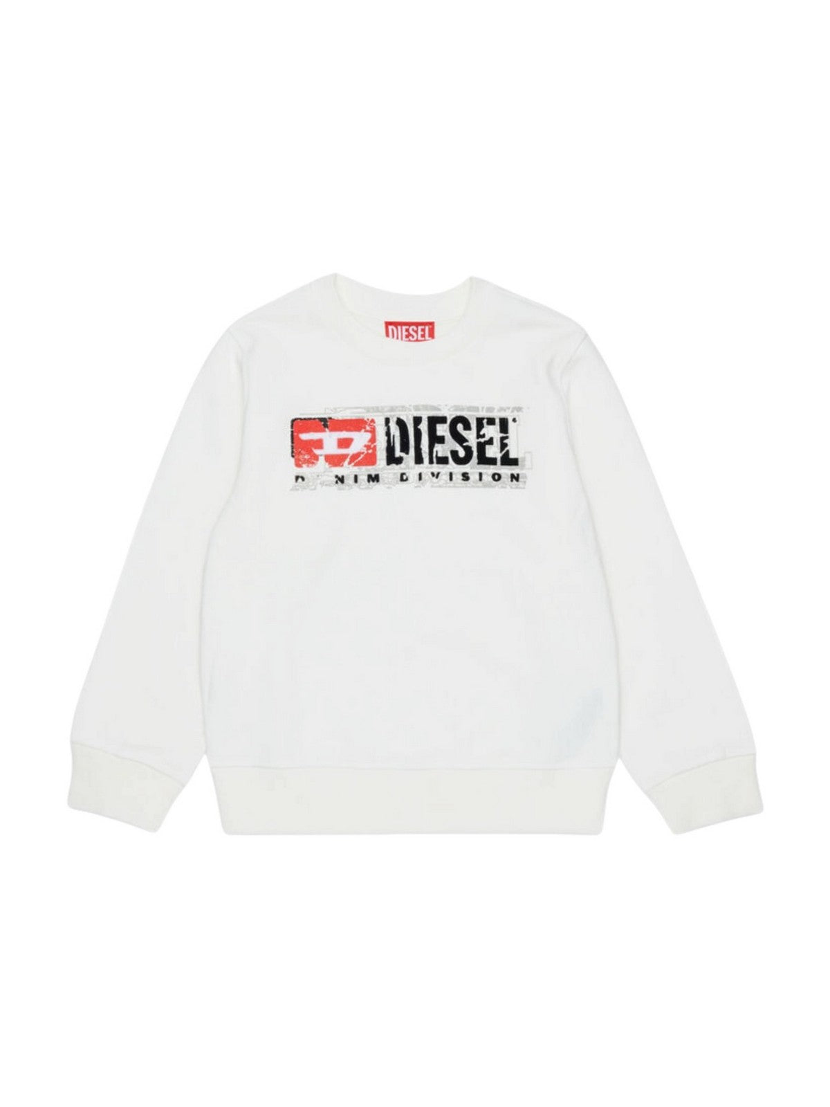 DIESEL KIDS Felpa Bambini e ragazzi OFF WHITE - J02973 KYAVF K141