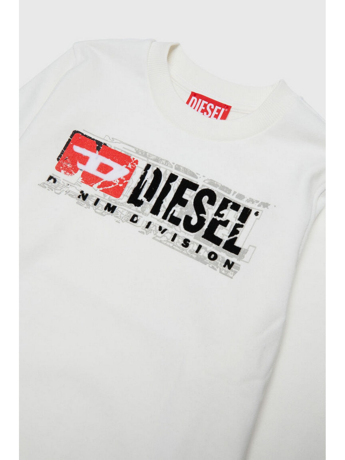 DIESEL KIDS Felpa Bambini e ragazzi OFF WHITE - J02973 KYAVF K141