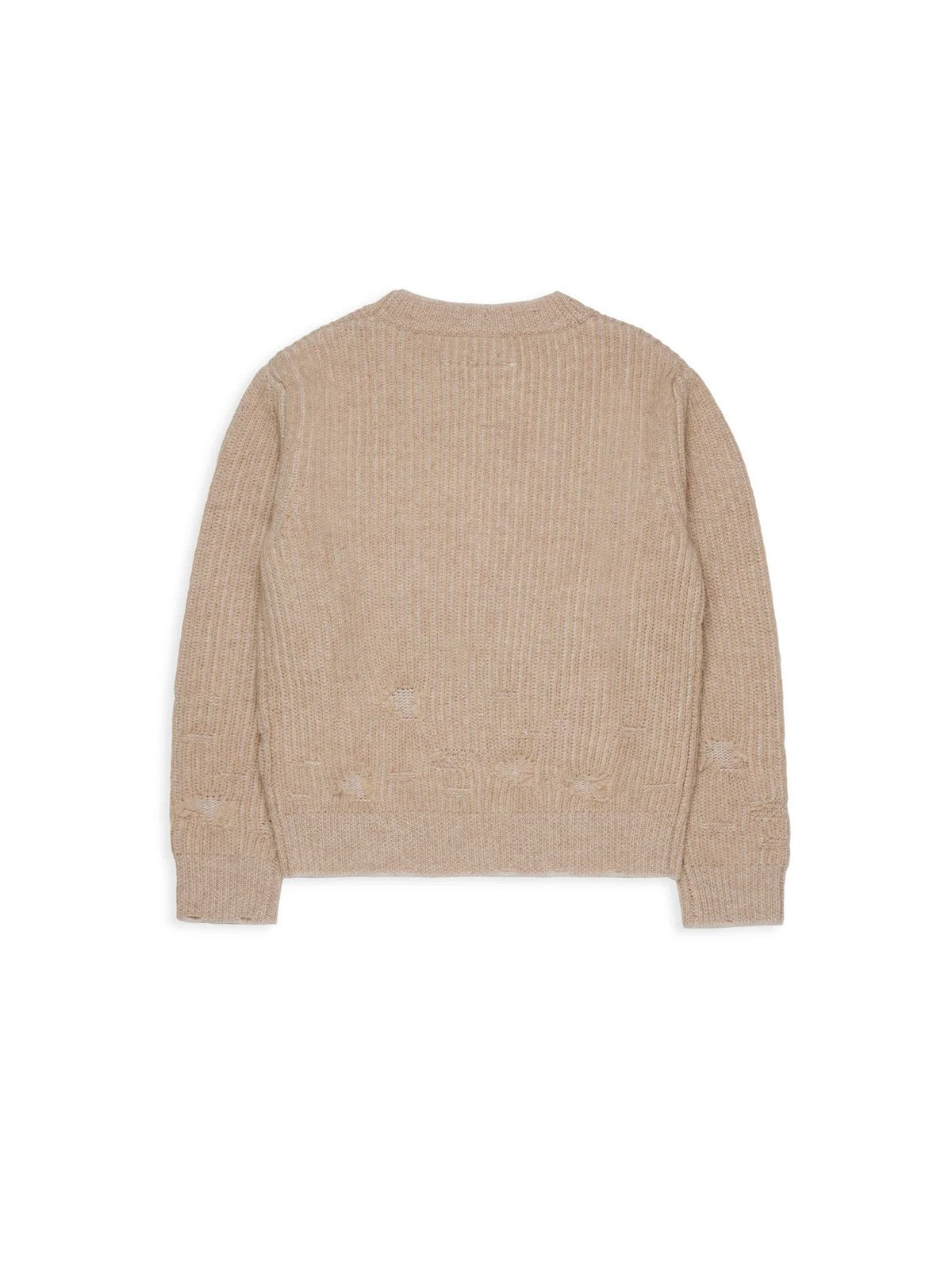 MM6 Maglione Unisex bambino OFF WHITE + AVANA - M60881 MM06K M6C54 gioboutiqueweb
