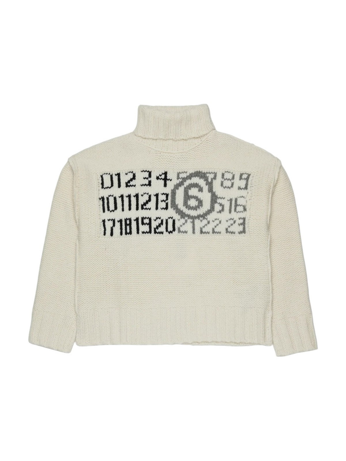 MM6 Maglione Unisex bambino OFF WHITE - M61048 MM08V M6101 gioboutiqueweb
