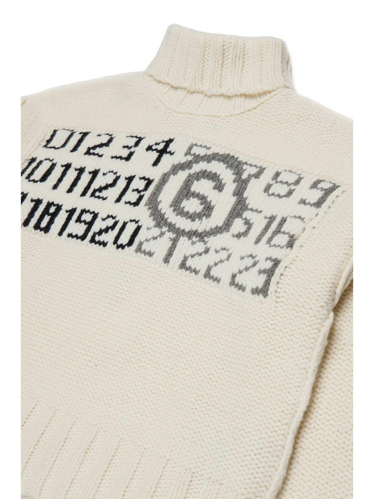 MM6 Maglione Unisex bambino OFF WHITE - M61048 MM08V M6101 gioboutiqueweb
