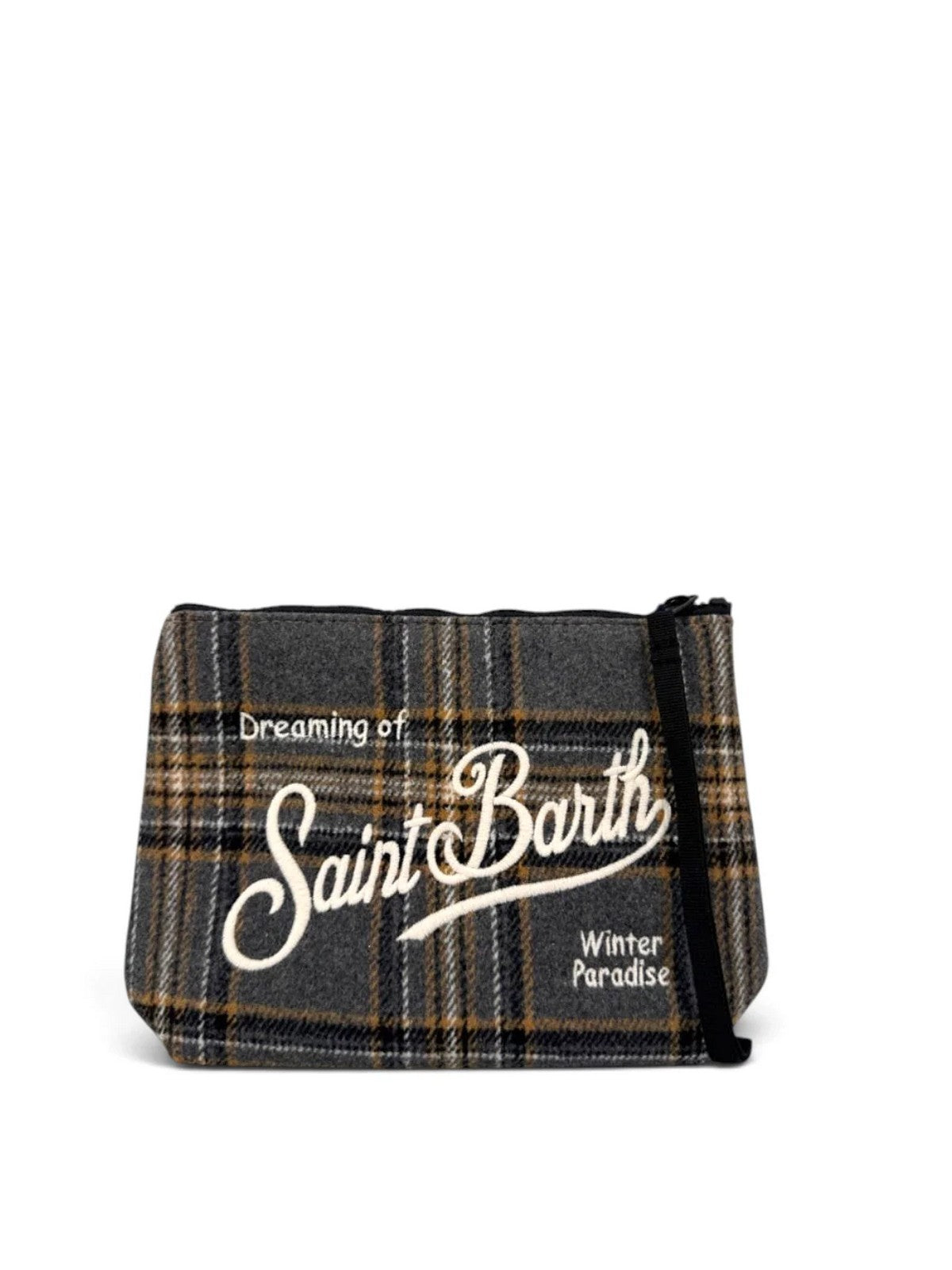 MC2 SAINT BARTH Pochette Donna TARTAN 1519 EMB - ALINE WOOL 00321M