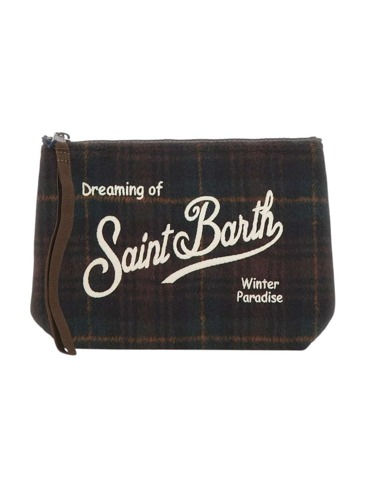 MC2 SAINT BARTH Pochette Donna TARTAN 5118 EMB - ALINE WOOL 00468M