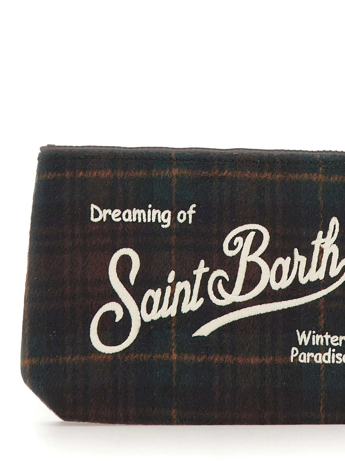 MC2 SAINT BARTH Pochette Donna TARTAN 5118 EMB - ALINE WOOL 00468M