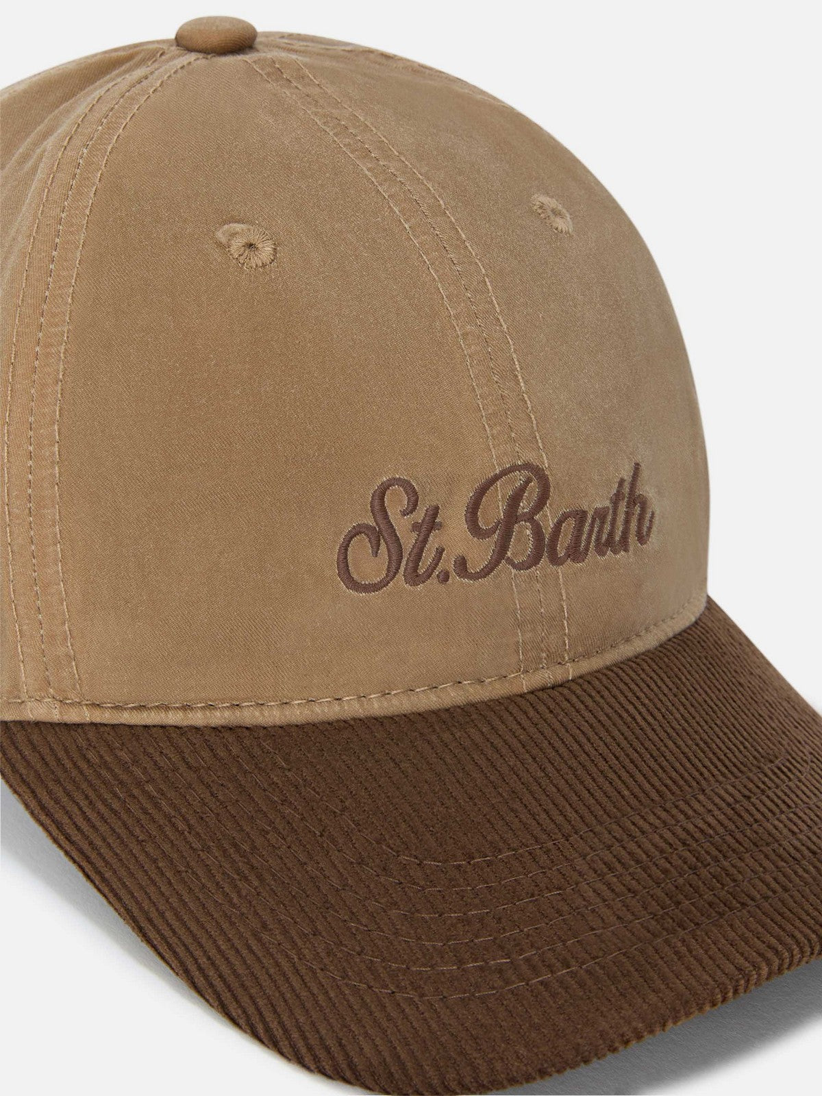 MC2 SAINT BARTH Cappello Uomo 1318 EMB - BASEBALL WAX CORDUROY S 00550M