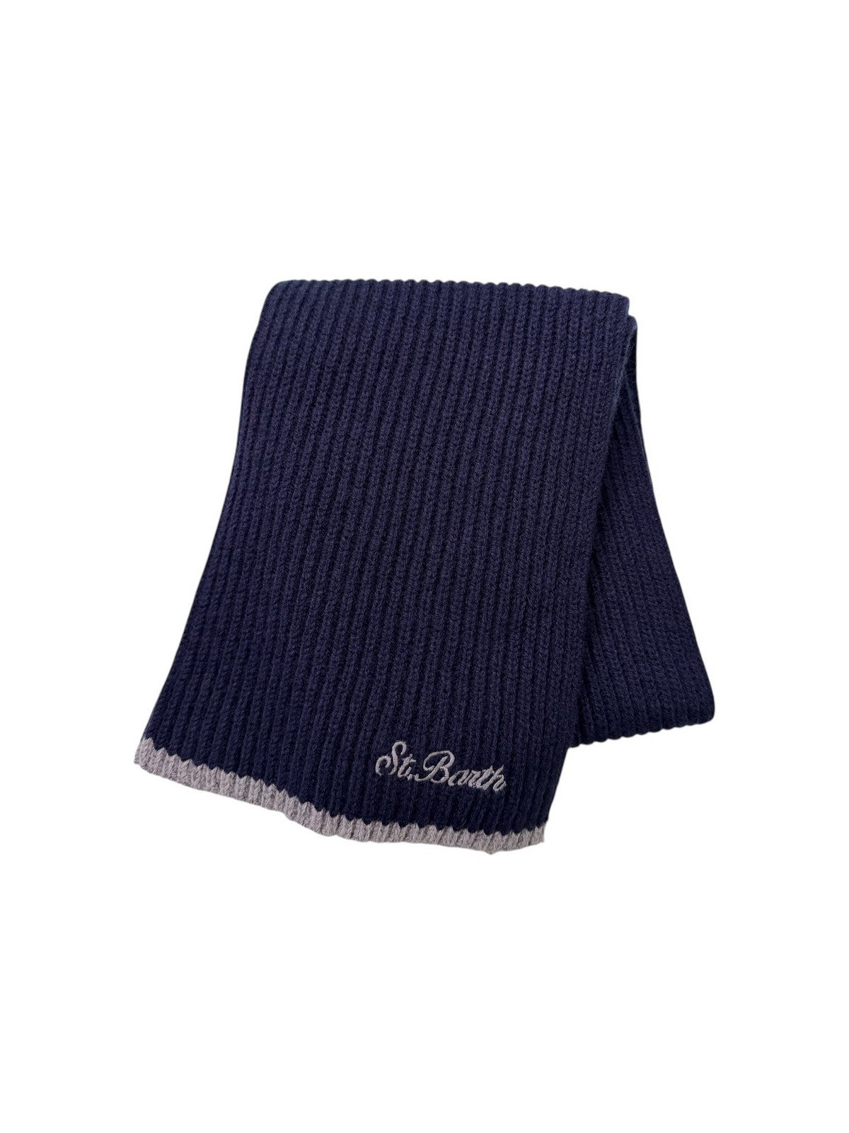 MC2 SAINT BARTH Sciarpa Bambini e ragazzi 61 BLUE NAVY - BERG RIB CONTRAST JR 00029M