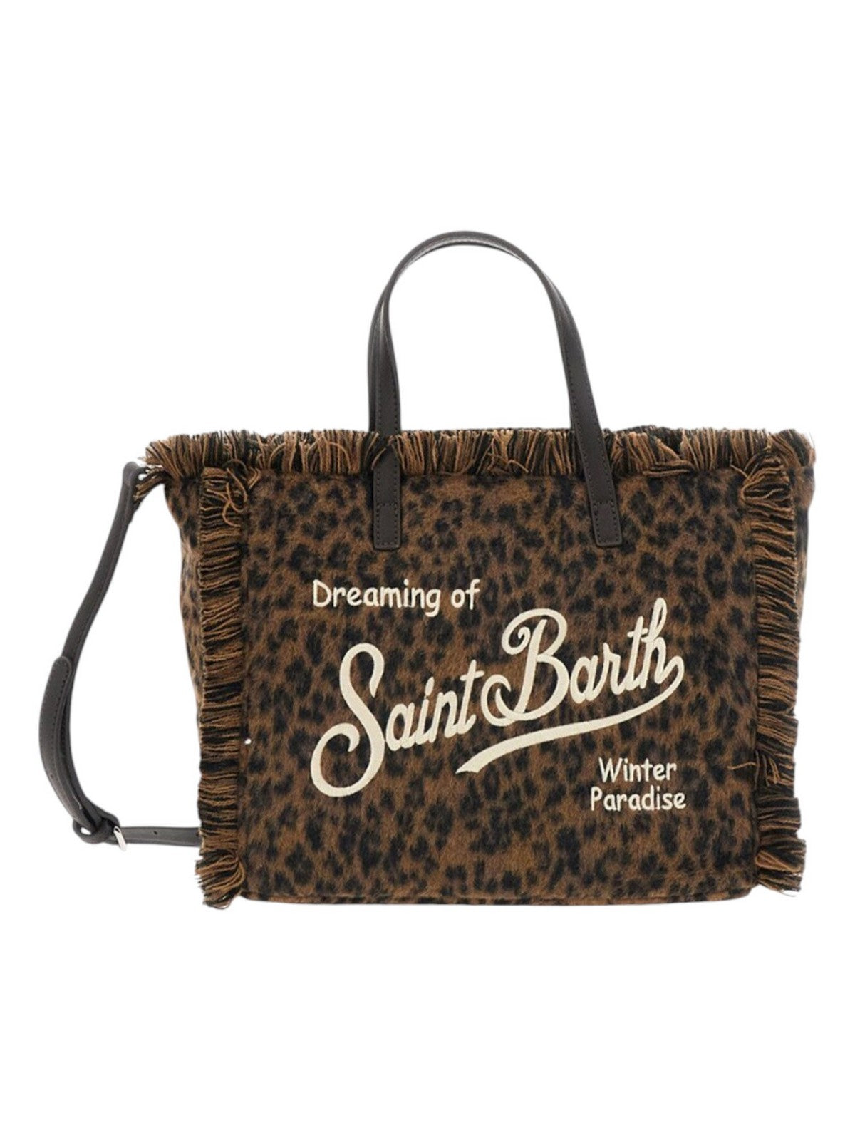 MC2 SAINT BARTH Borsa Donna DARK LEOPARD 18 EMB - COLETTE FELT N 00212M