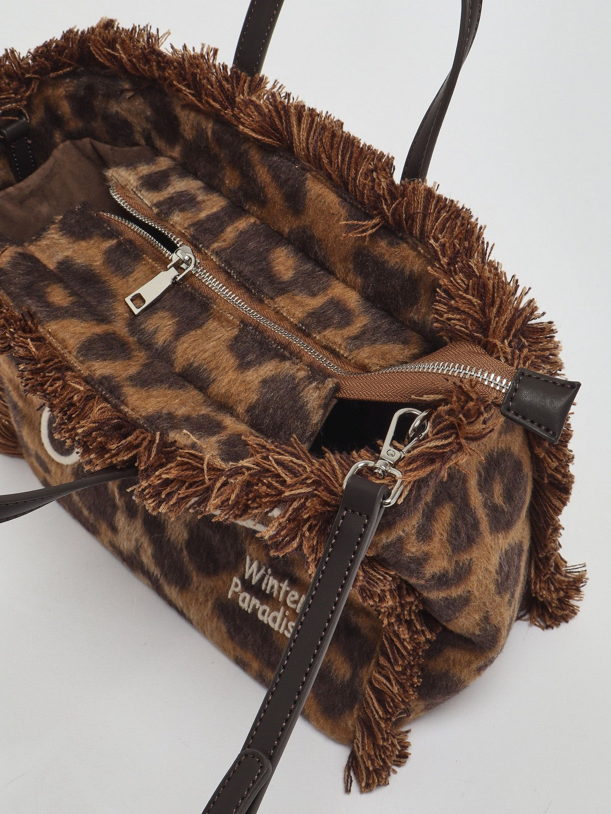 MC2 SAINT BARTH Borsa Donna MAXI LEOPARD 19 EMB - COLETTE FELT N 04105M