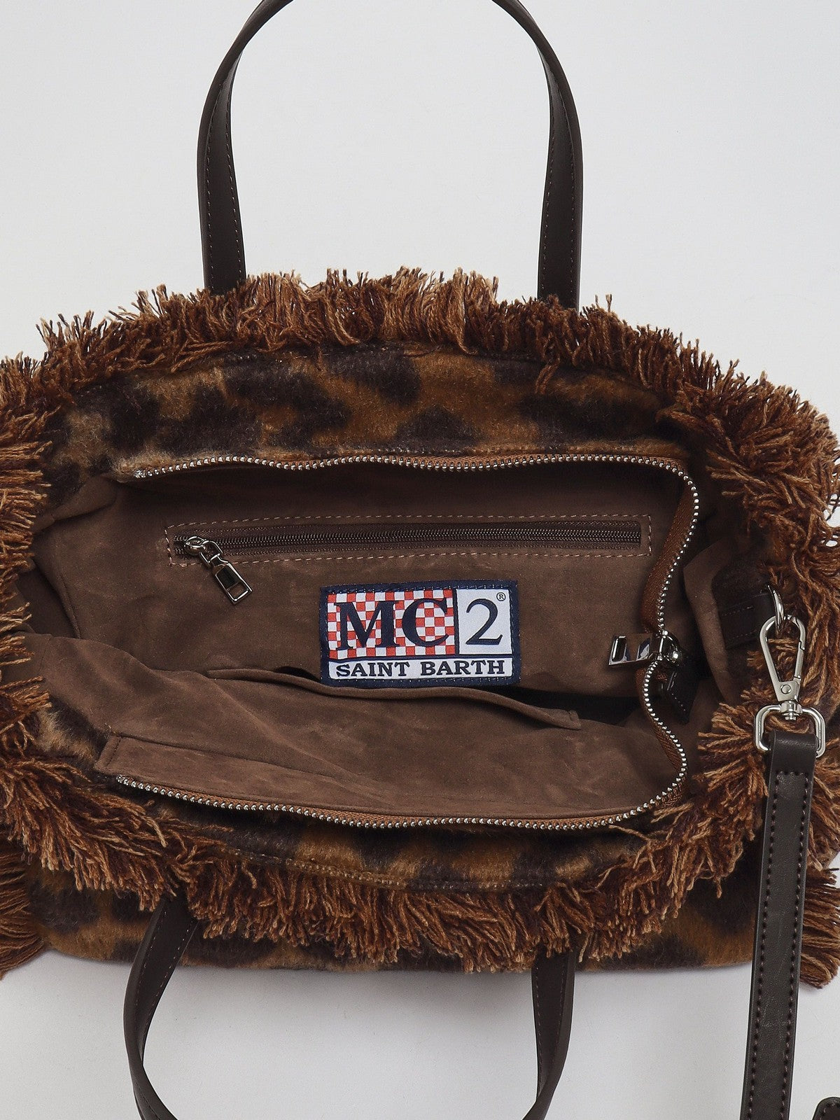 MC2 SAINT BARTH Borsa Donna MAXI LEOPARD 19 EMB - COLETTE FELT N 04105M