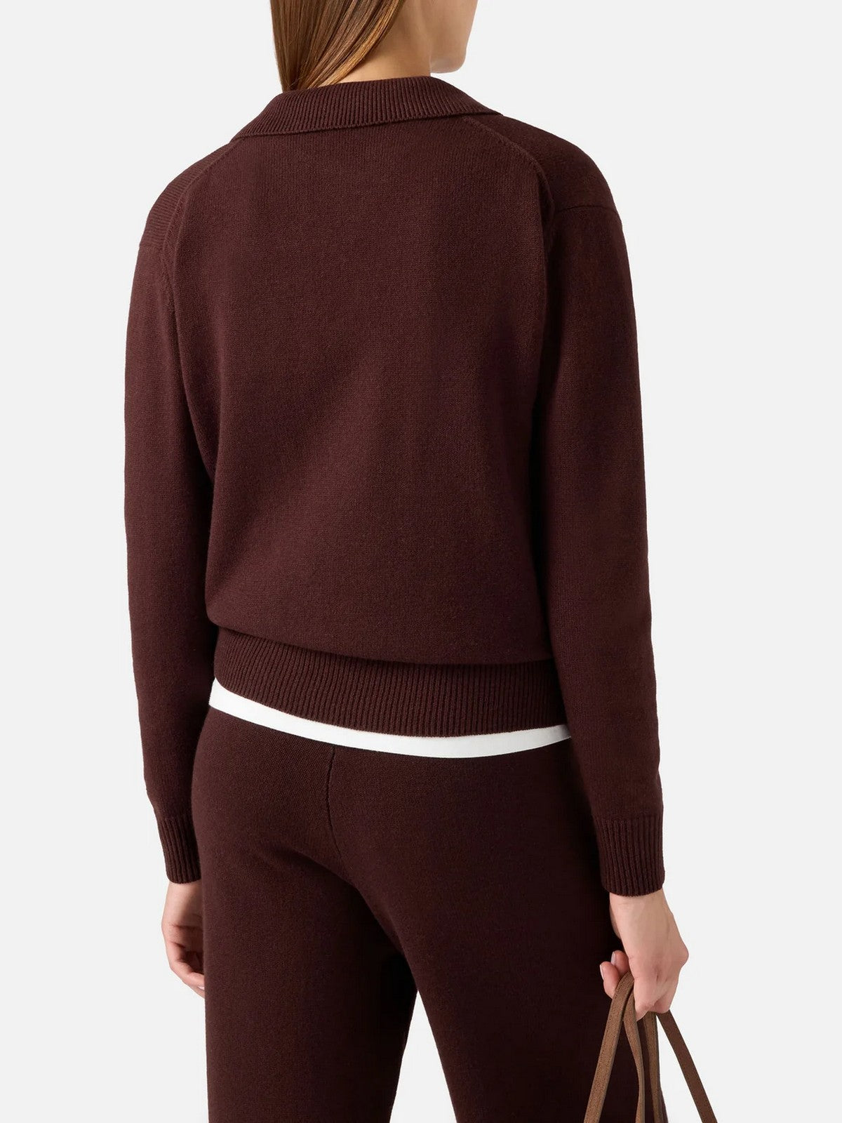 MC2 SAINT BARTH Polo Donna 18 BROWN - EZE WOOL 00040M