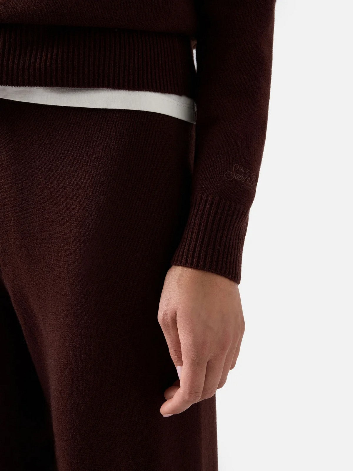 MC2 SAINT BARTH Polo Donna 18 BROWN - EZE WOOL 00040M