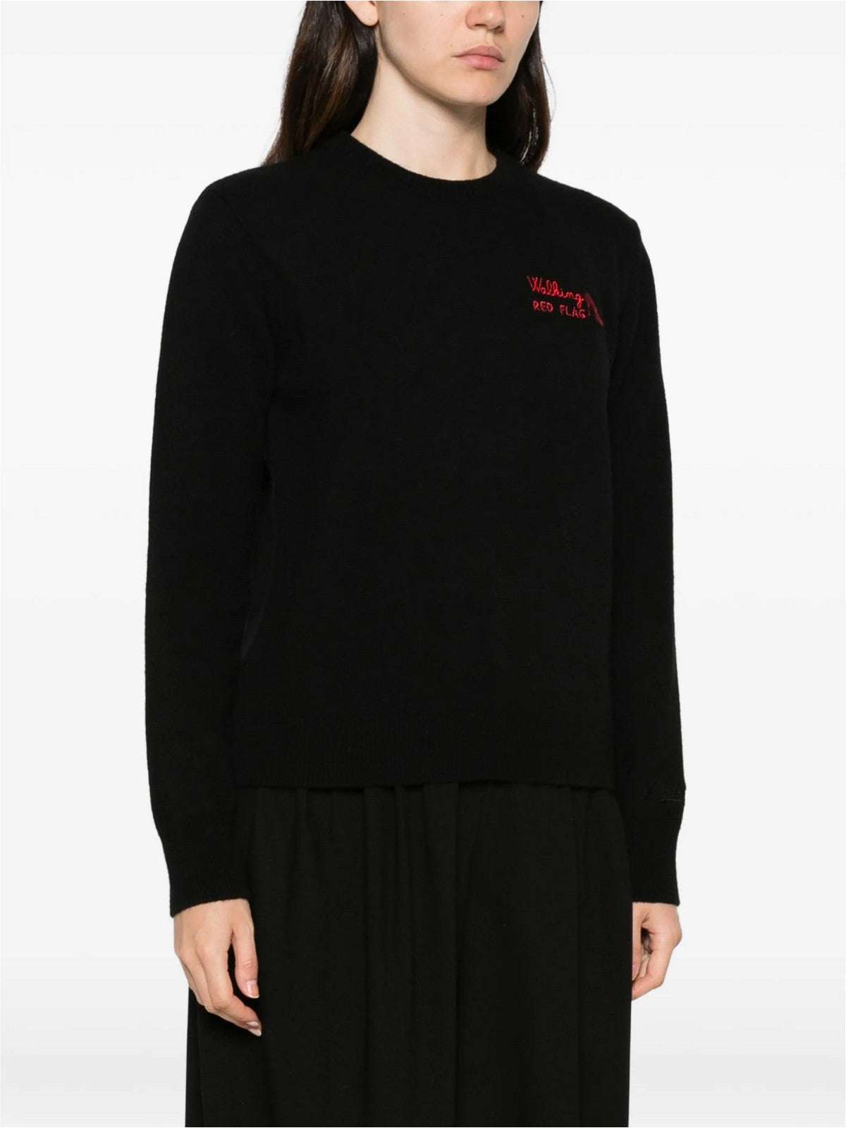 MC2 SAINT BARTH Maglione Donna WALKING RED FLAG 00 - NEW QUEEN EMBRY 04182M gioboutiqueweb