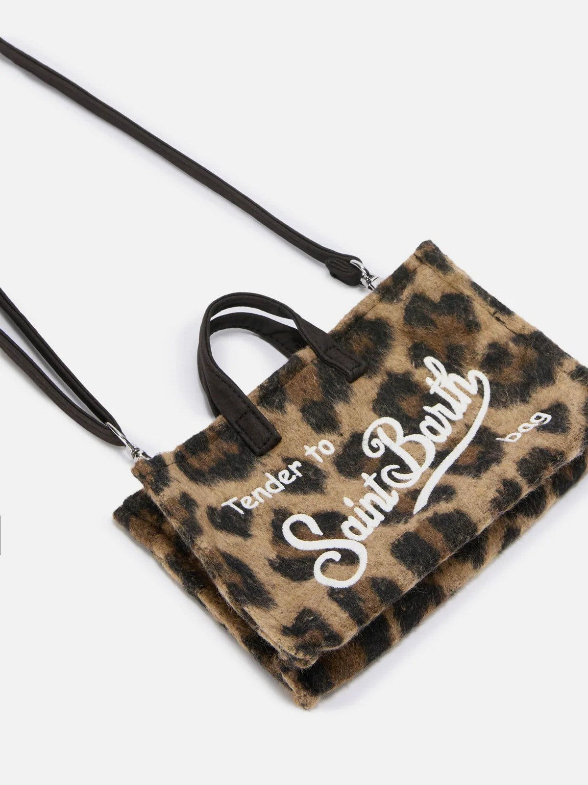 MC2 SAINT BARTH Pochette Donna LEO 18 EMB - PHONE BAG FELT 00328M