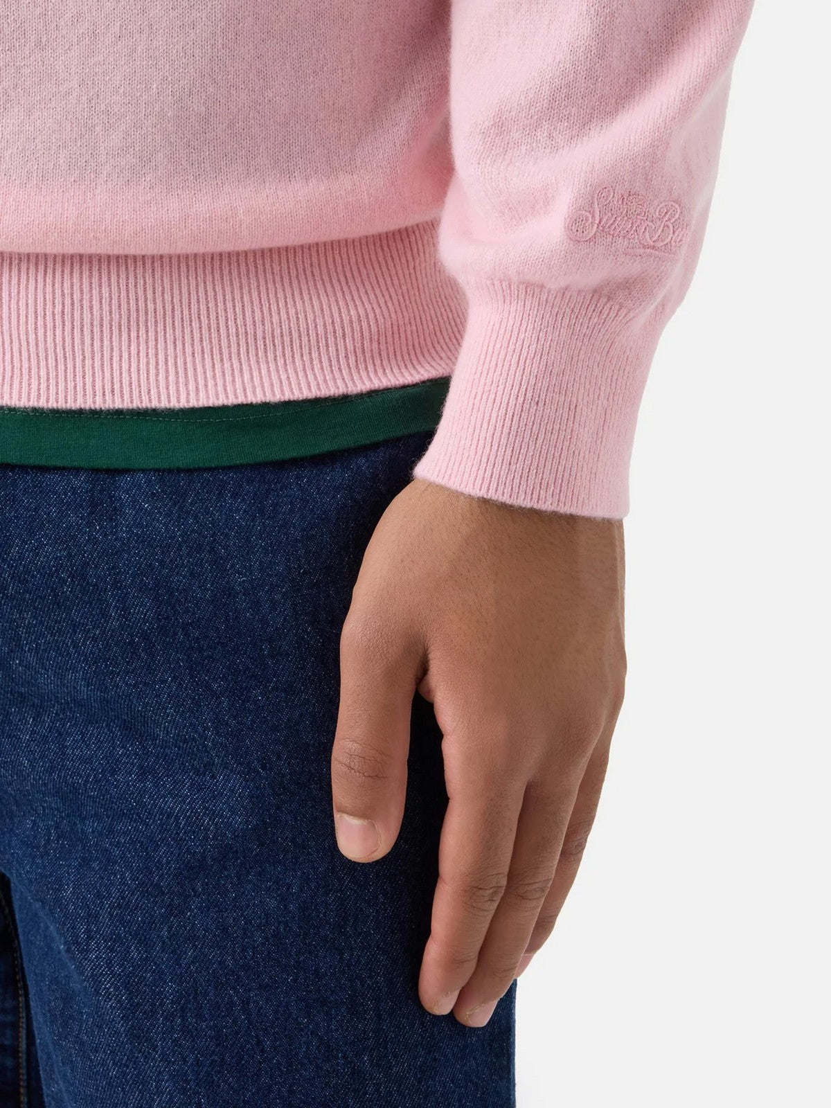 MC2 SAINT BARTH Maglione Uomo 21 PINK - REGENT CASHMERE 00006M