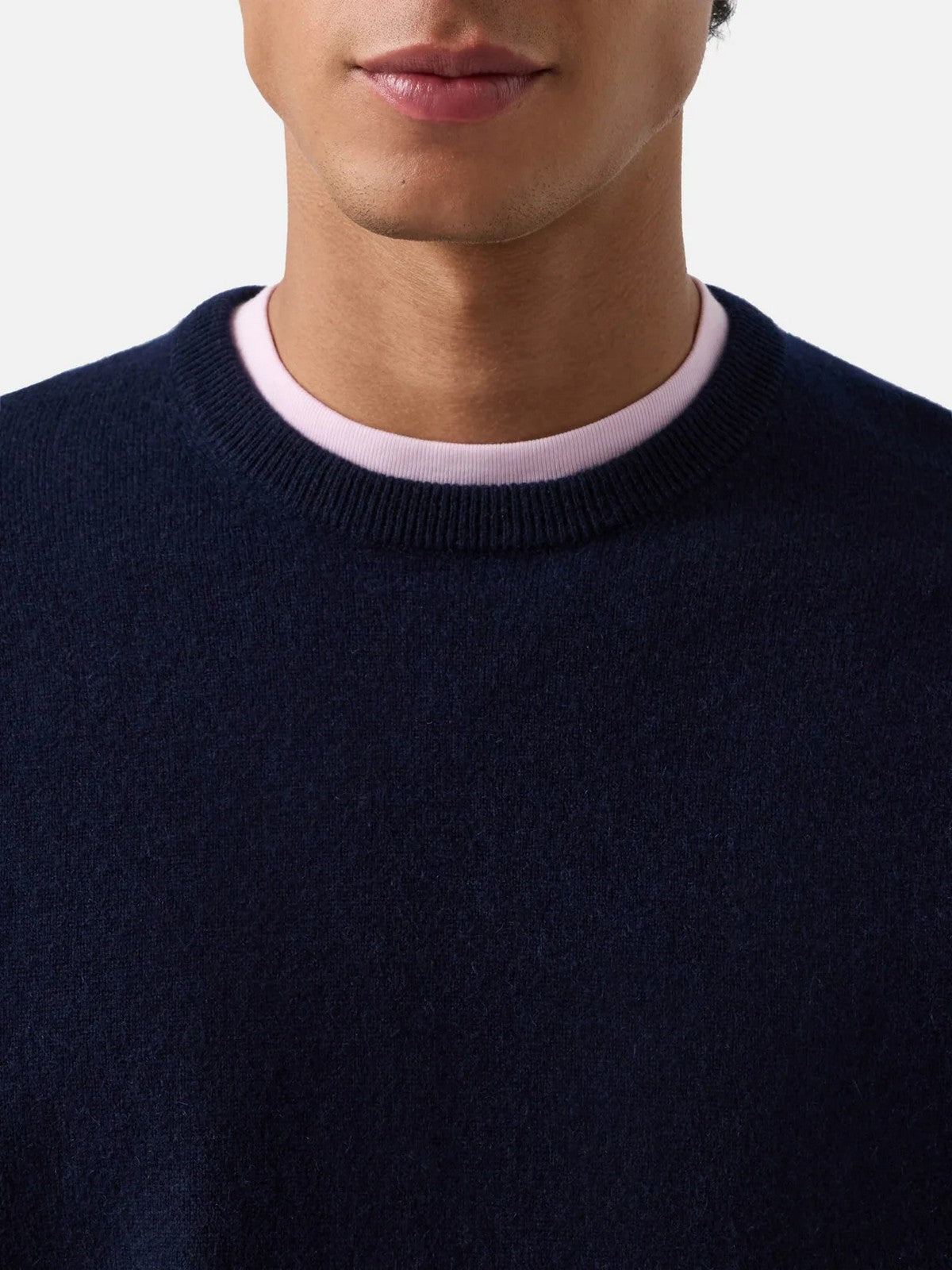 MC2 SAINT BARTH Maglione Uomo 62 NIGHT BLUE - REGENT CASHMERE 00044M