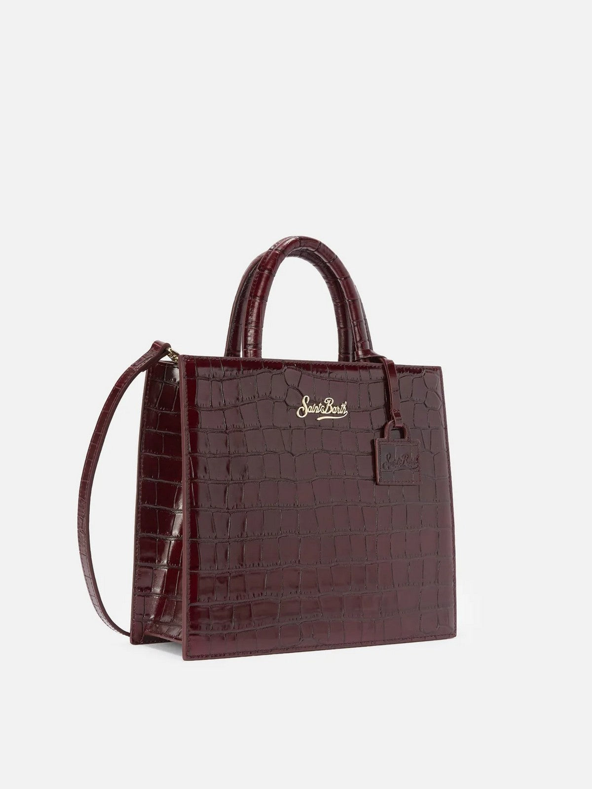 MC2 SAINT BARTH Borsa Donna PRINTED CROCO LEATHER 45 - SHOP BAG MIDI 00107M