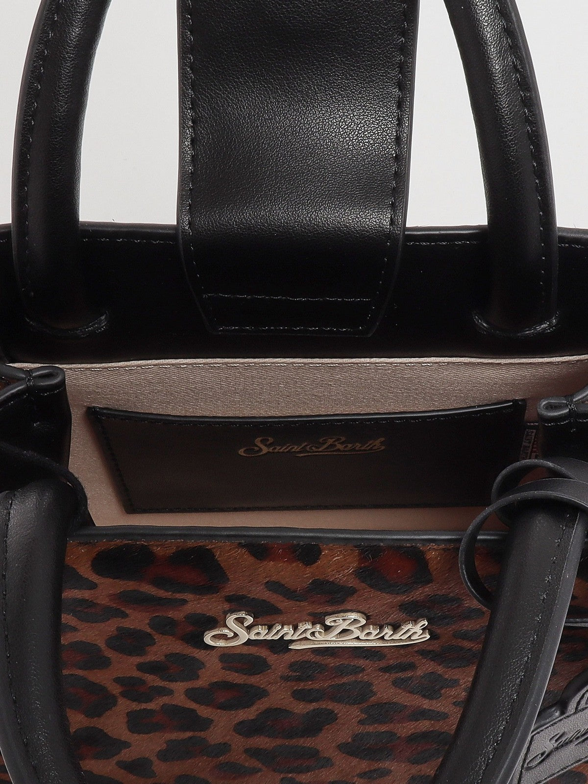 MC2 SAINT BARTH Borsa Donna DARK LEO BRUSHED LEATHER 00 - SHOP BAG MINI 00101M