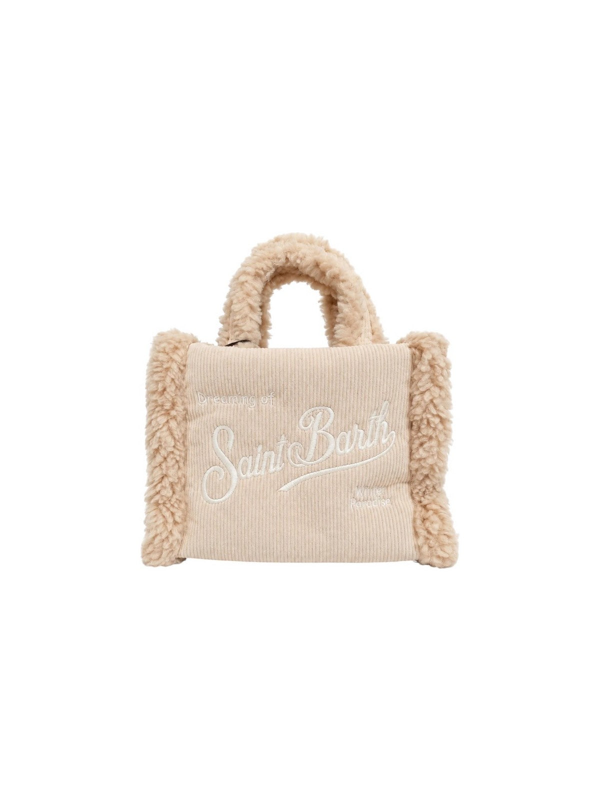 MC2 SAINT BARTH Borsa Donna CORDUROY 11 EMB - VANITY MINI SHEARLING 00129M