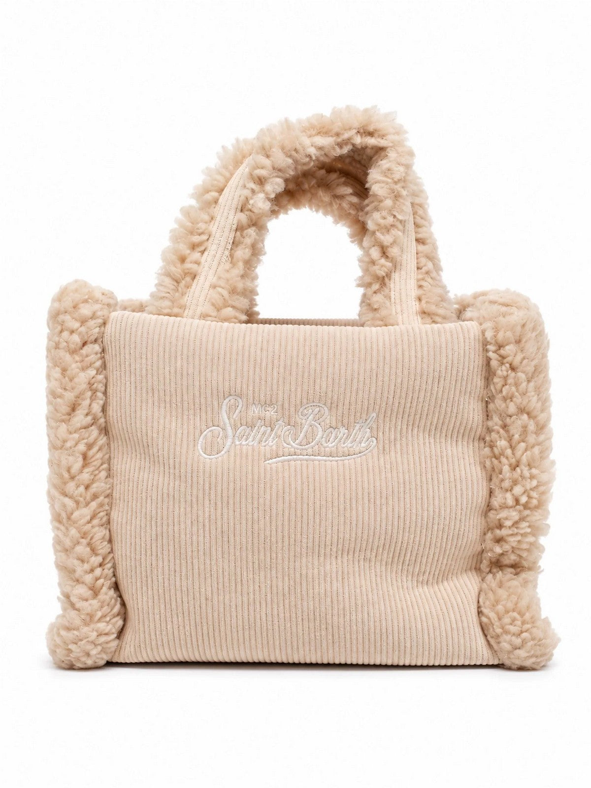 MC2 SAINT BARTH Borsa Donna CORDUROY 11 EMB - VANITY MINI SHEARLING 00129M