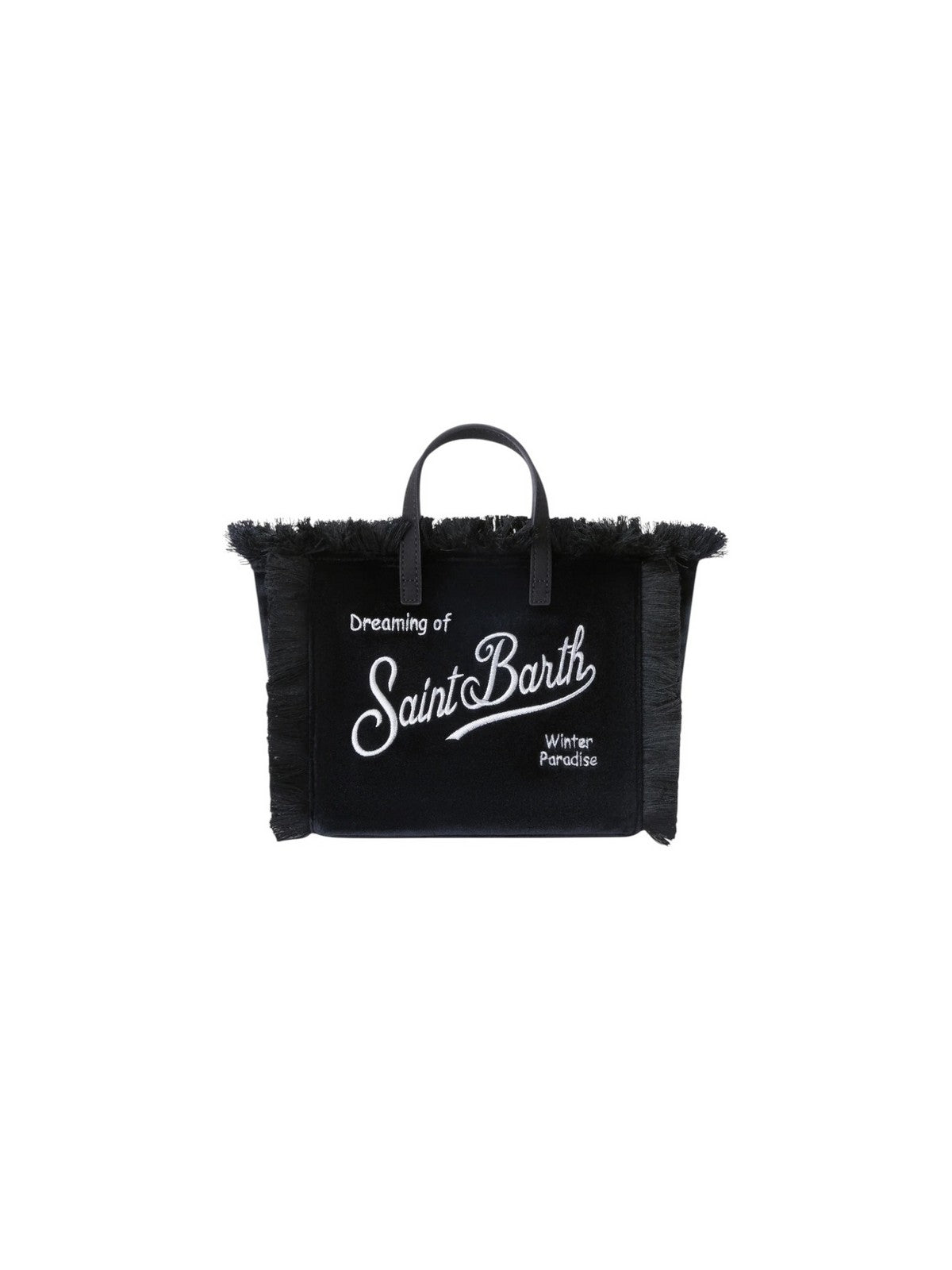 MC2 SAINT BARTH Borsa Donna 00AR EMB - VANITY MINI VELVET N 00474M gioboutiqueweb