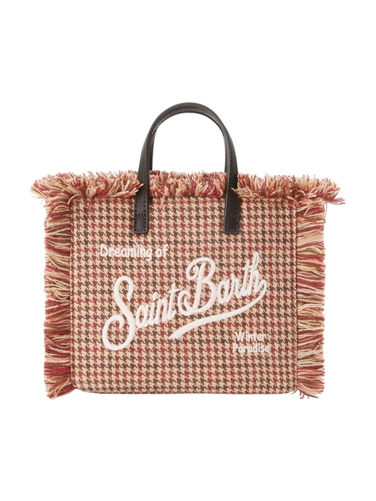 MC2 SAINT BARTH Borsa Donna PIED DE POULE SOFT 45 EMB - VANITY MINI WOOL N 02373M