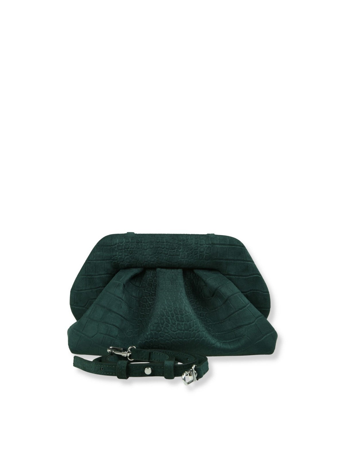 THEMOIRè Borsa Donna BIOS MEDIUM SUEDE CROCO EFFECT  - 262WTMBM0OSCR Smoke pine gioboutiqueweb