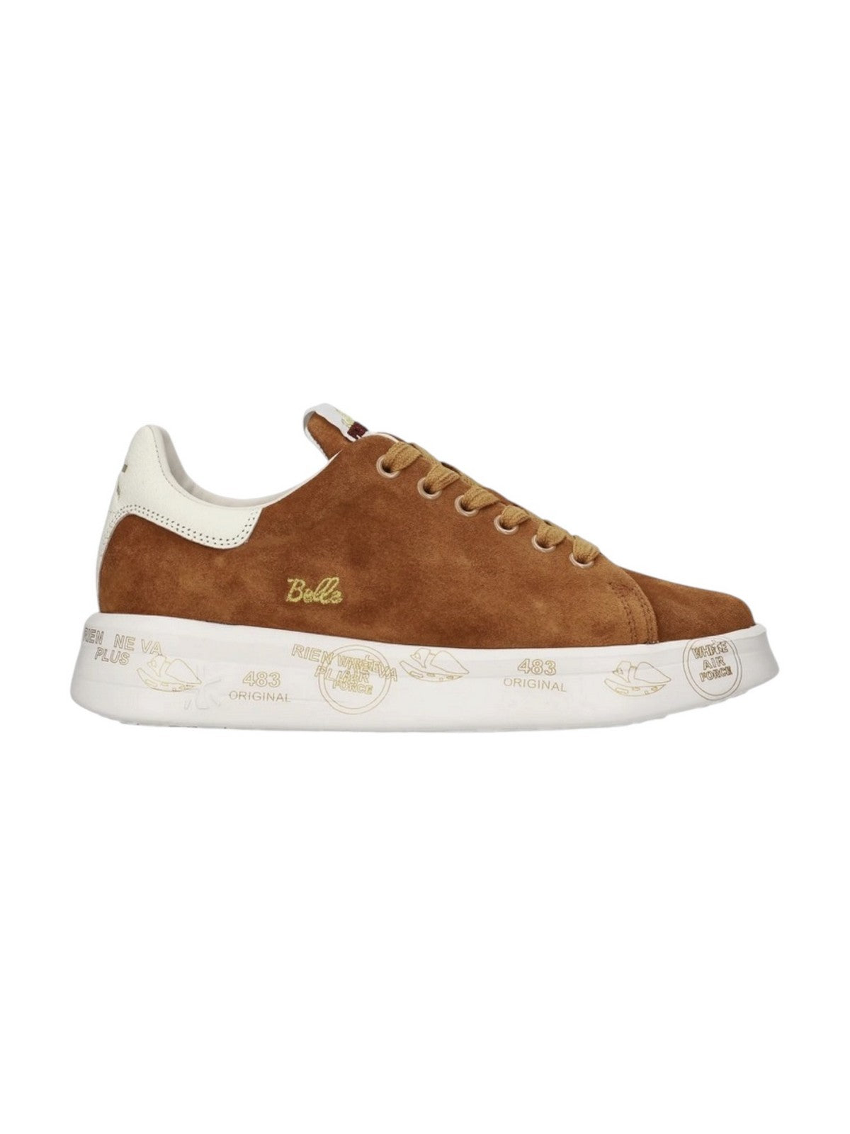 PREMIATA Sneaker Donna CAMEL BROWN - BELLE VAR 8628