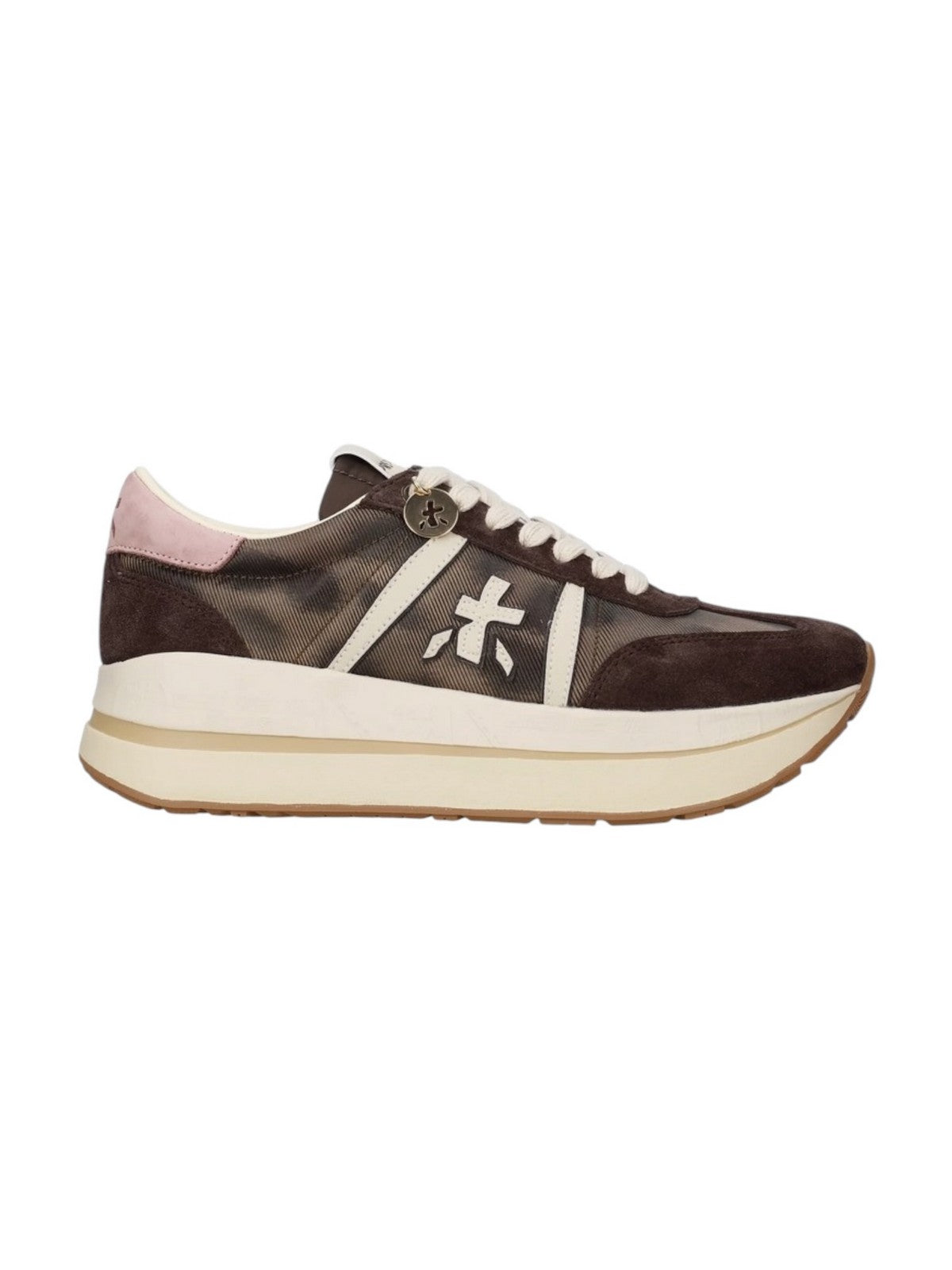 PREMIATA Sneaker Donna BROWN/ANIMALIER LEO - BETHCOIN VAR 8500