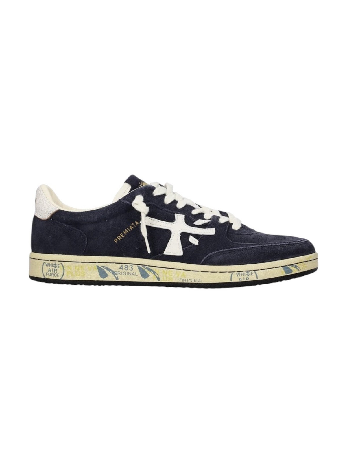 PREMIATA Sneaker Uomo BLUE - BSKTCLAY VAR 7708 gioboutiqueweb