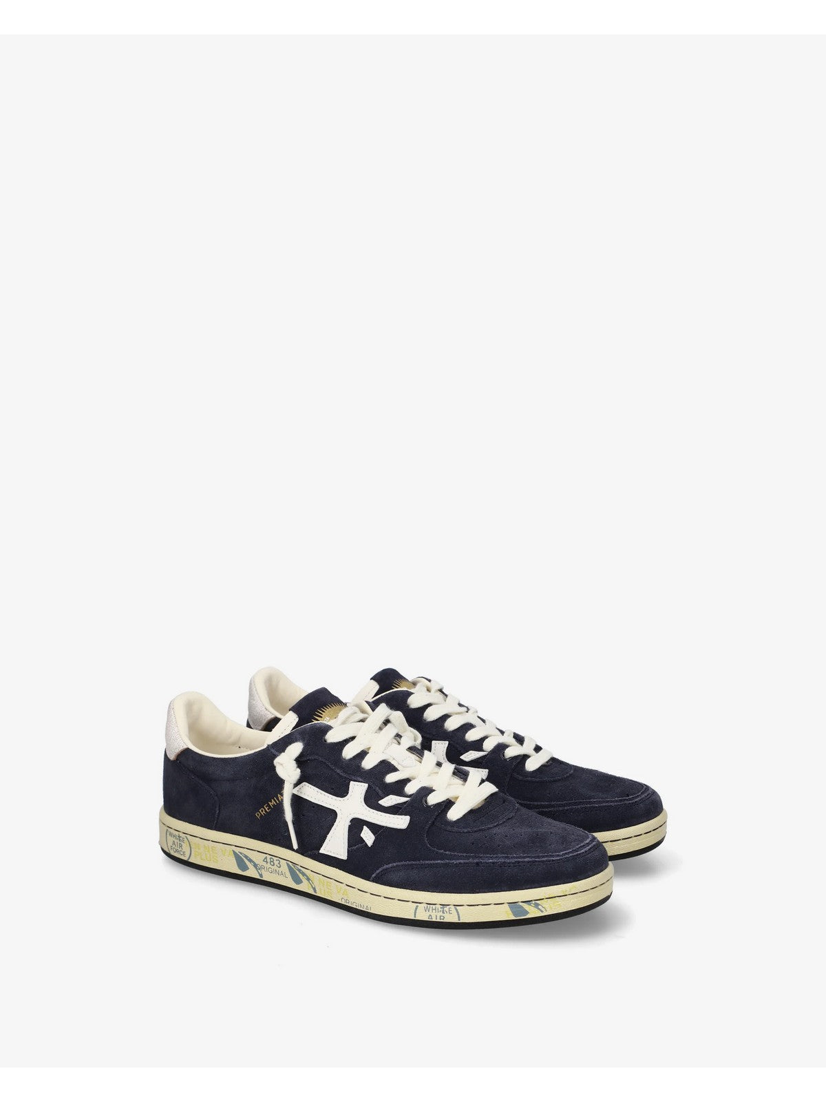PREMIATA Sneaker Uomo BLUE - BSKTCLAY VAR 7708 gioboutiqueweb