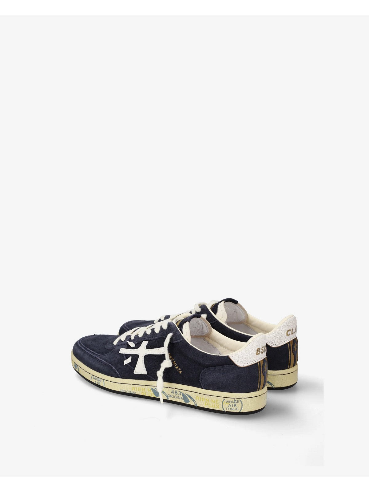 PREMIATA Sneaker Uomo BLUE - BSKTCLAY VAR 7708 gioboutiqueweb