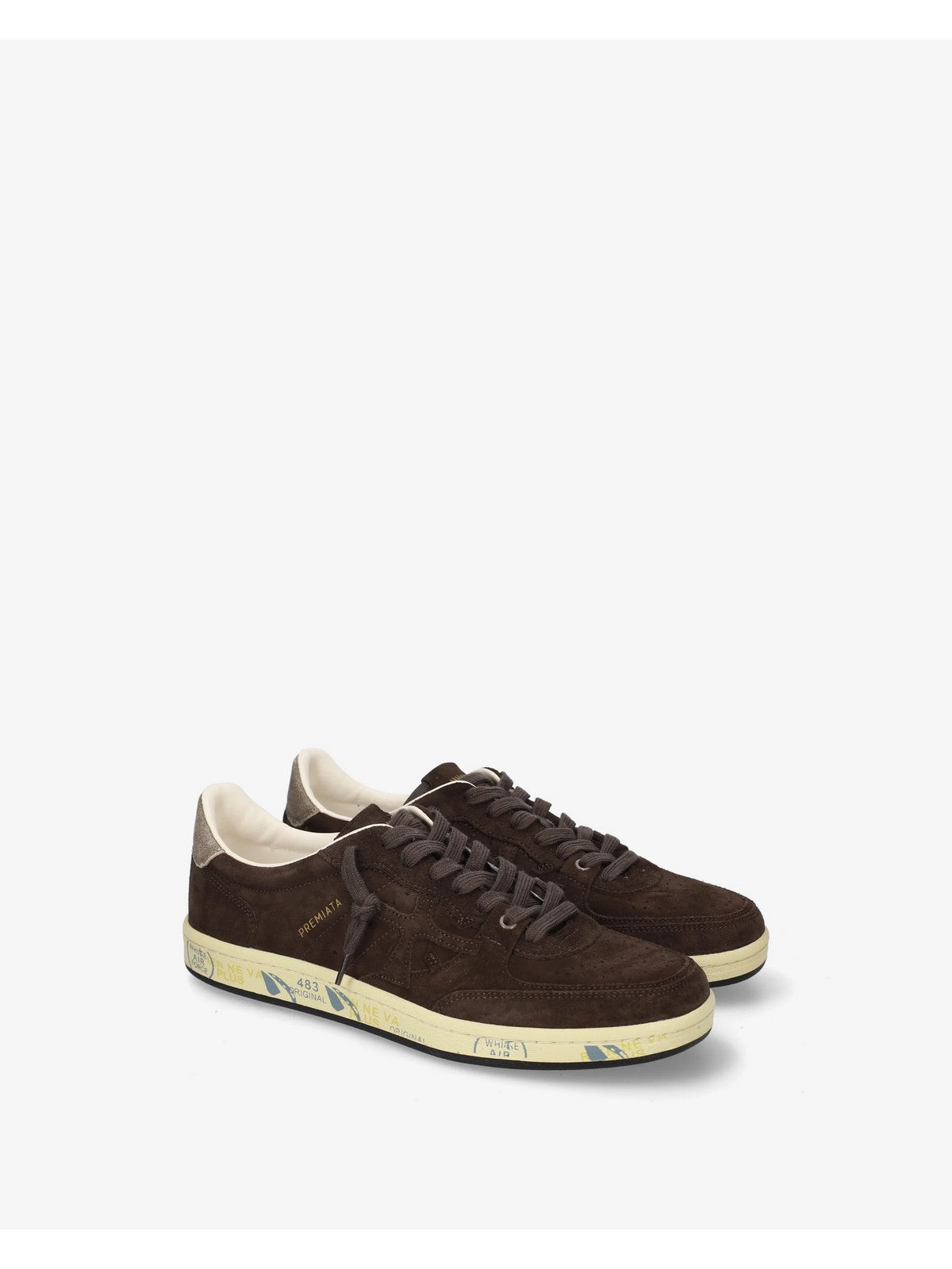 PREMIATA Sneaker Uomo BROWN - BSKTCLAY VAR 8446 gioboutiqueweb