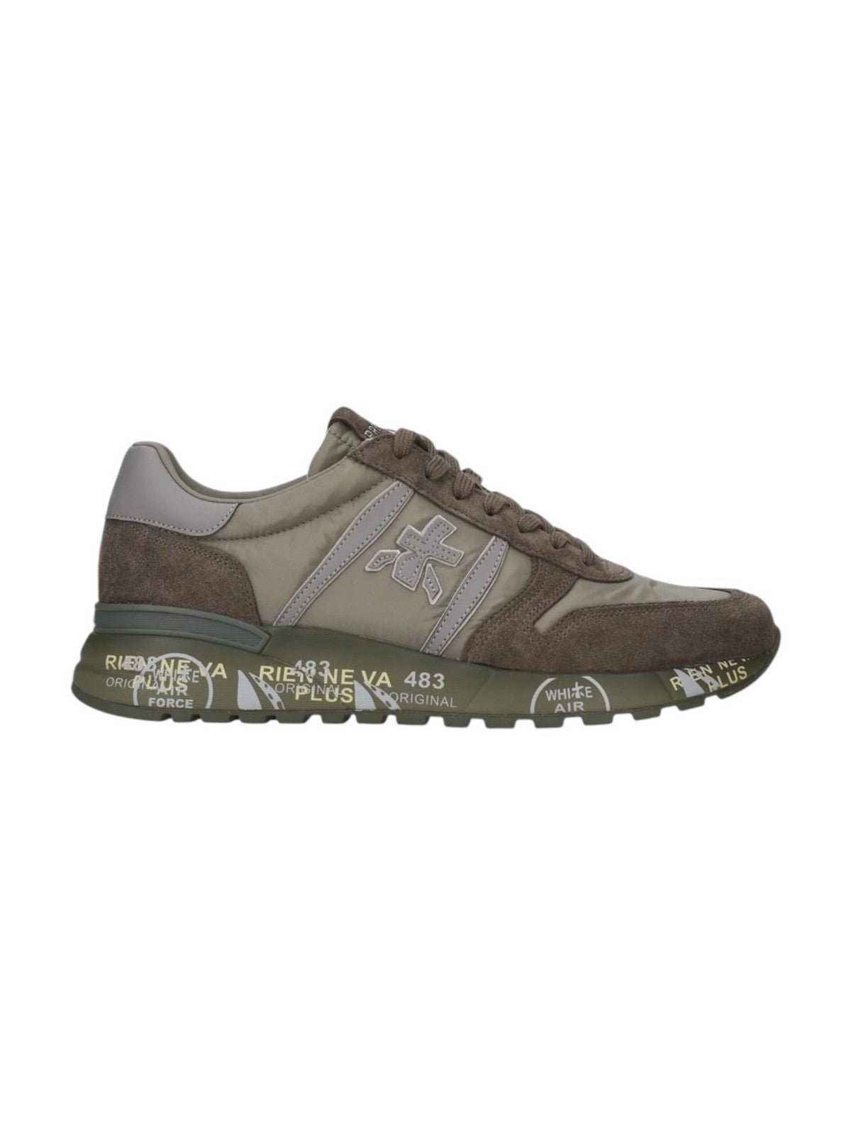 PREMIATA Sneaker Uomo OLIVE GREEN - LANDER VAR 8409 gioboutiqueweb