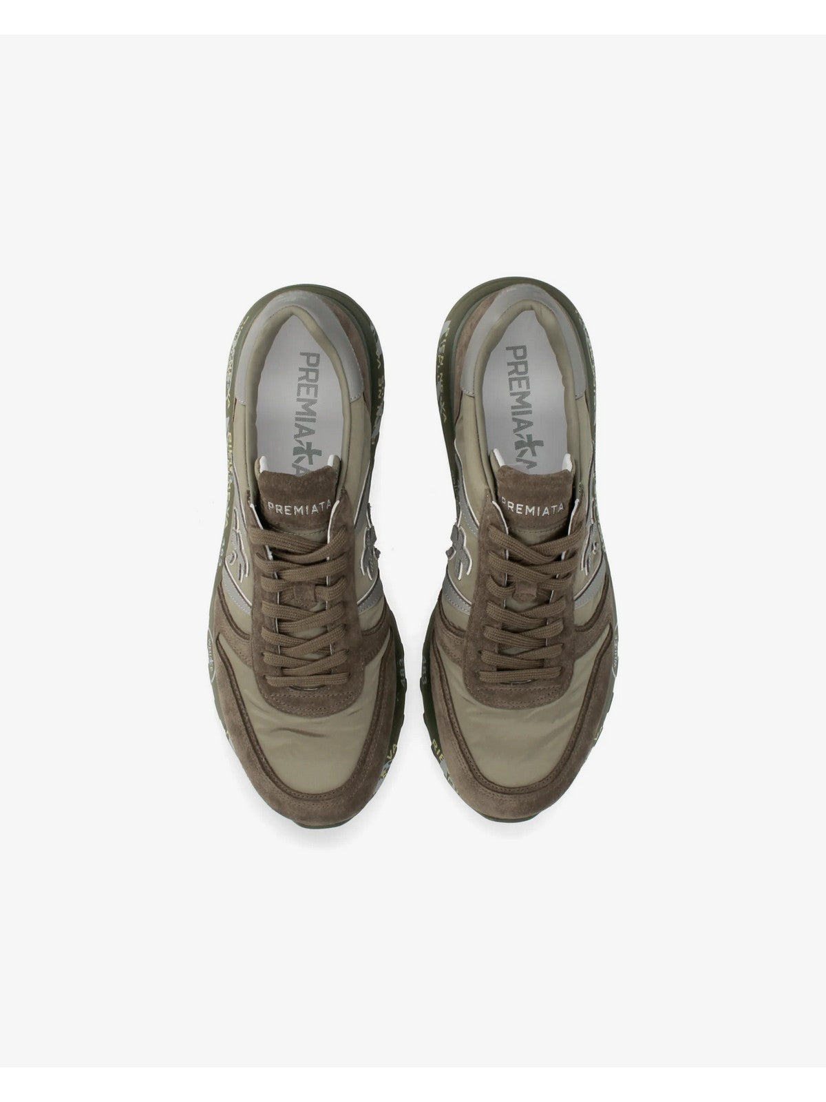 PREMIATA Sneaker Uomo OLIVE GREEN - LANDER VAR 8409 gioboutiqueweb