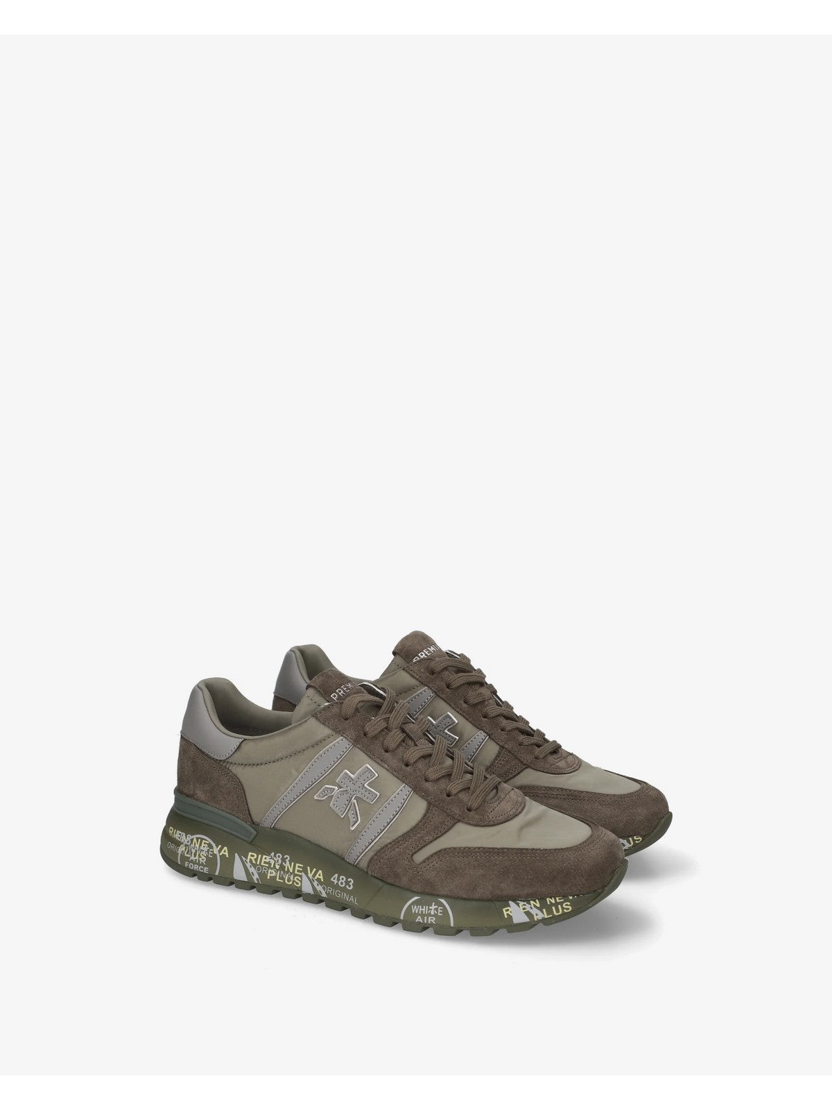 PREMIATA Sneaker Uomo OLIVE GREEN - LANDER VAR 8409 gioboutiqueweb