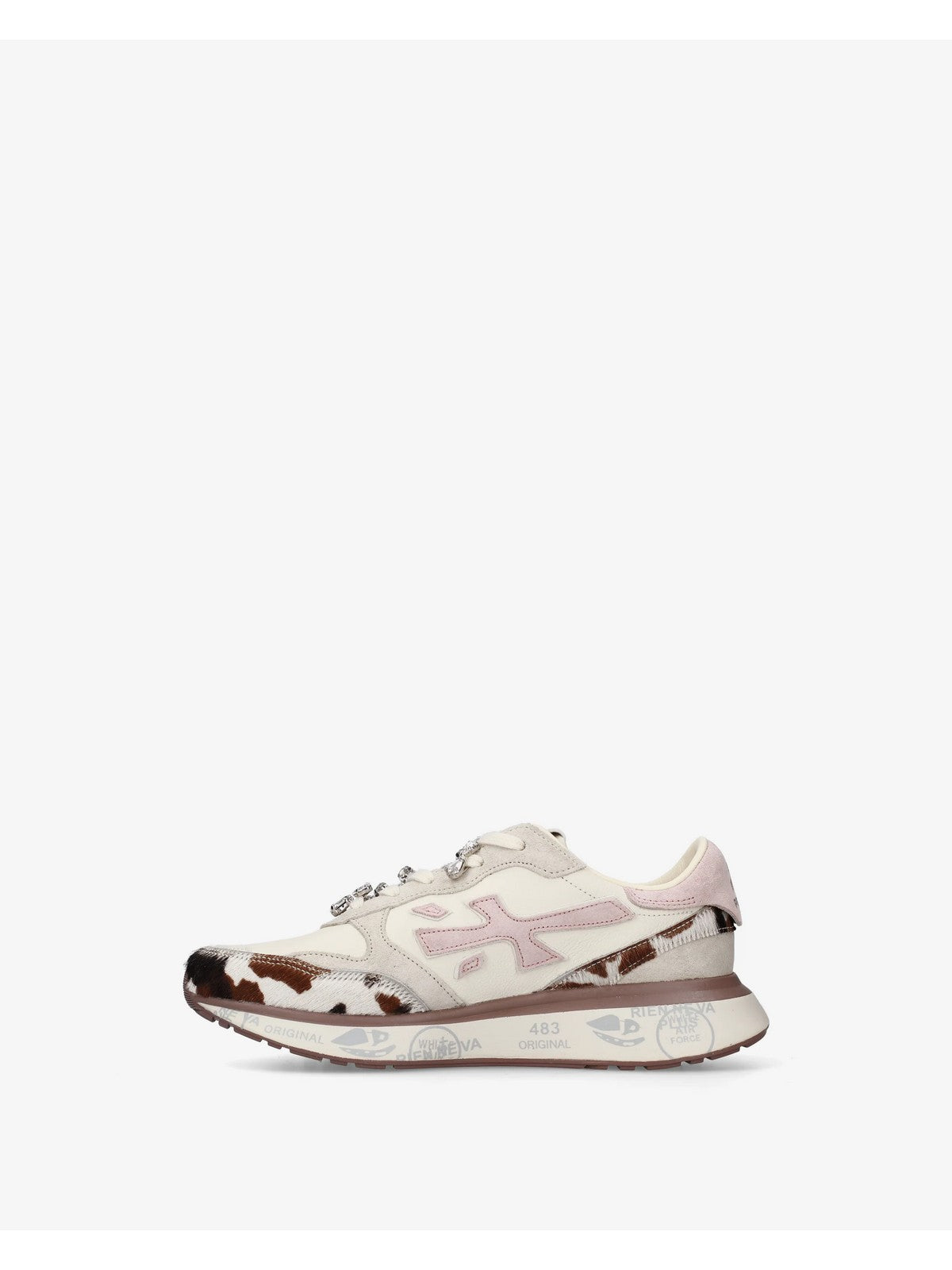 PREMIATA Sneaker Donna BEIGE/PINK/ANIMALIER - LAURYN VAR 8456K