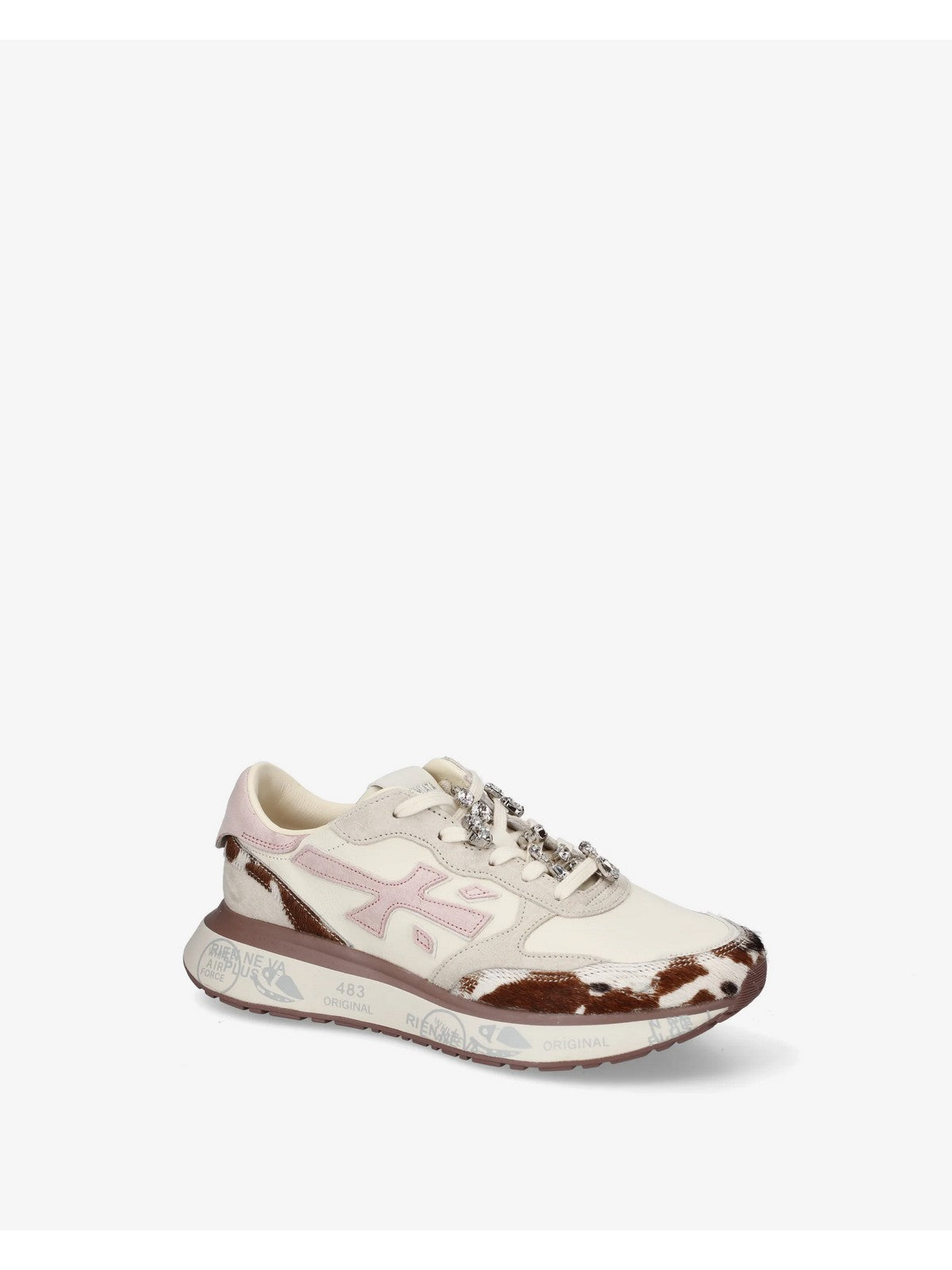 PREMIATA Sneaker Donna BEIGE/PINK/ANIMALIER - LAURYN VAR 8456K