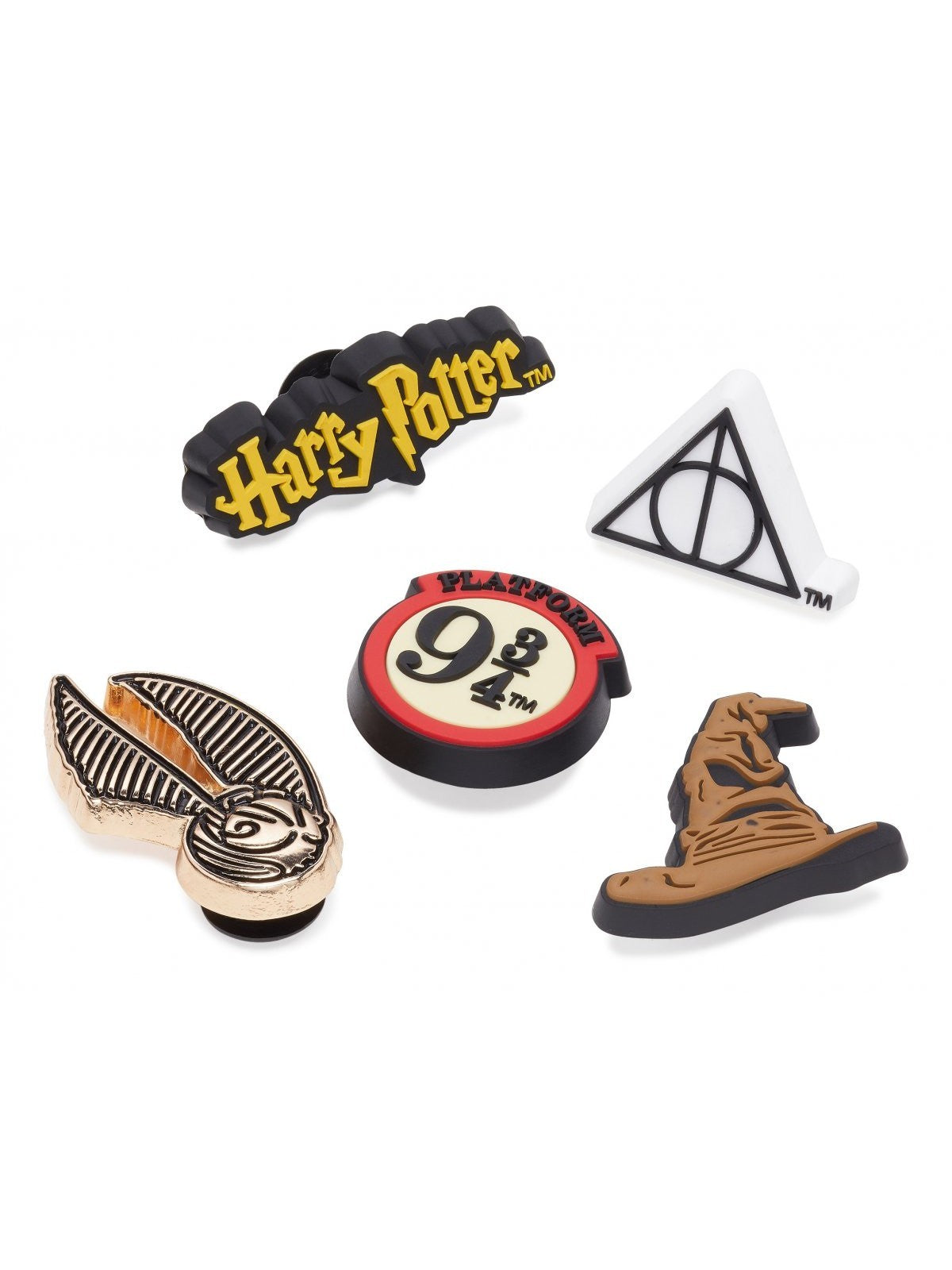 Crocs JIBBITZ Unisex adulto Harry Potter Symbol 5 Pack - CR.2036 JIB UCOL