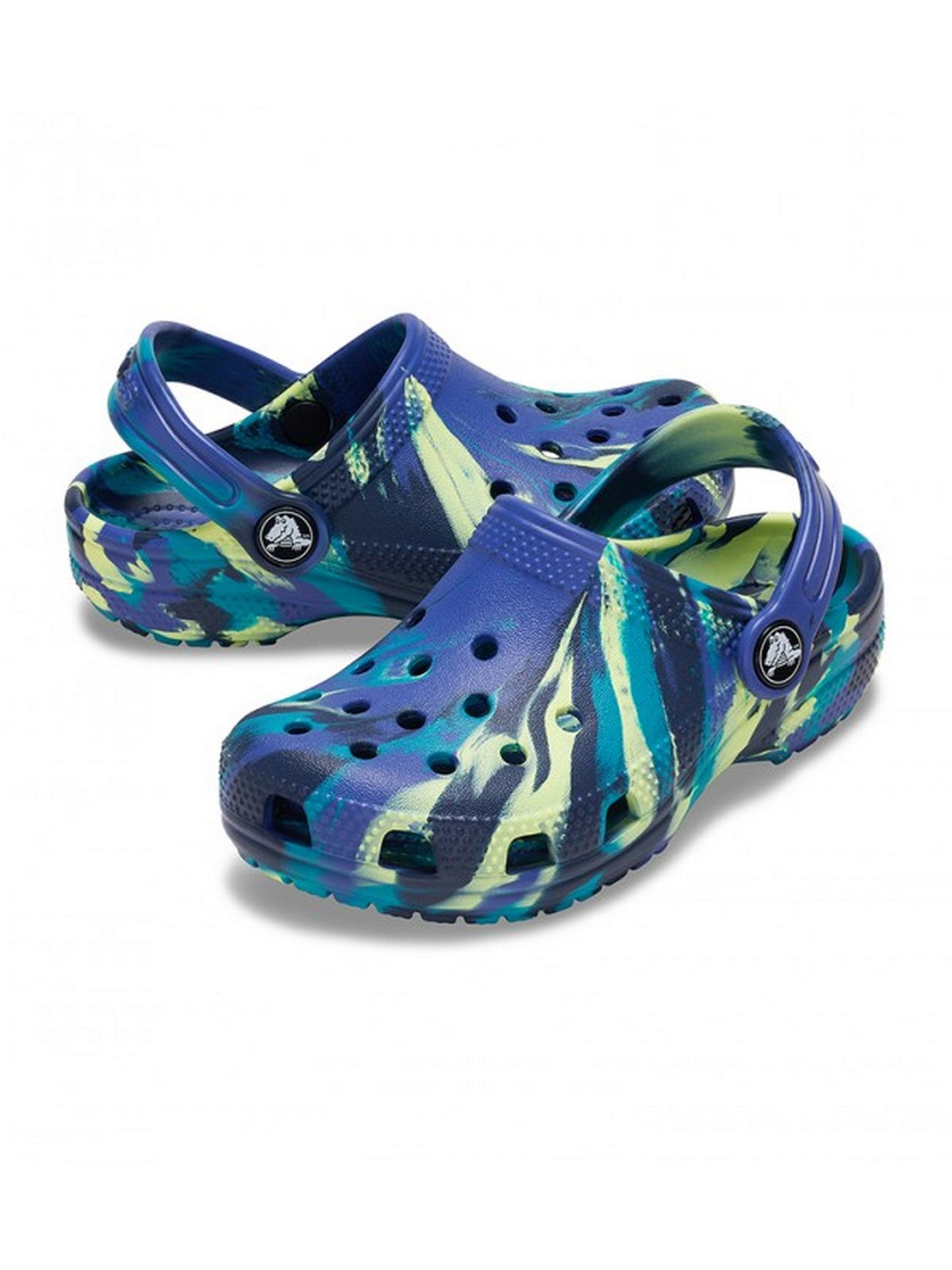 Crocs Sabot Bambini e ragazzi Classic Marbled Clog T - CR.206838 NVTT gioboutiqueweb