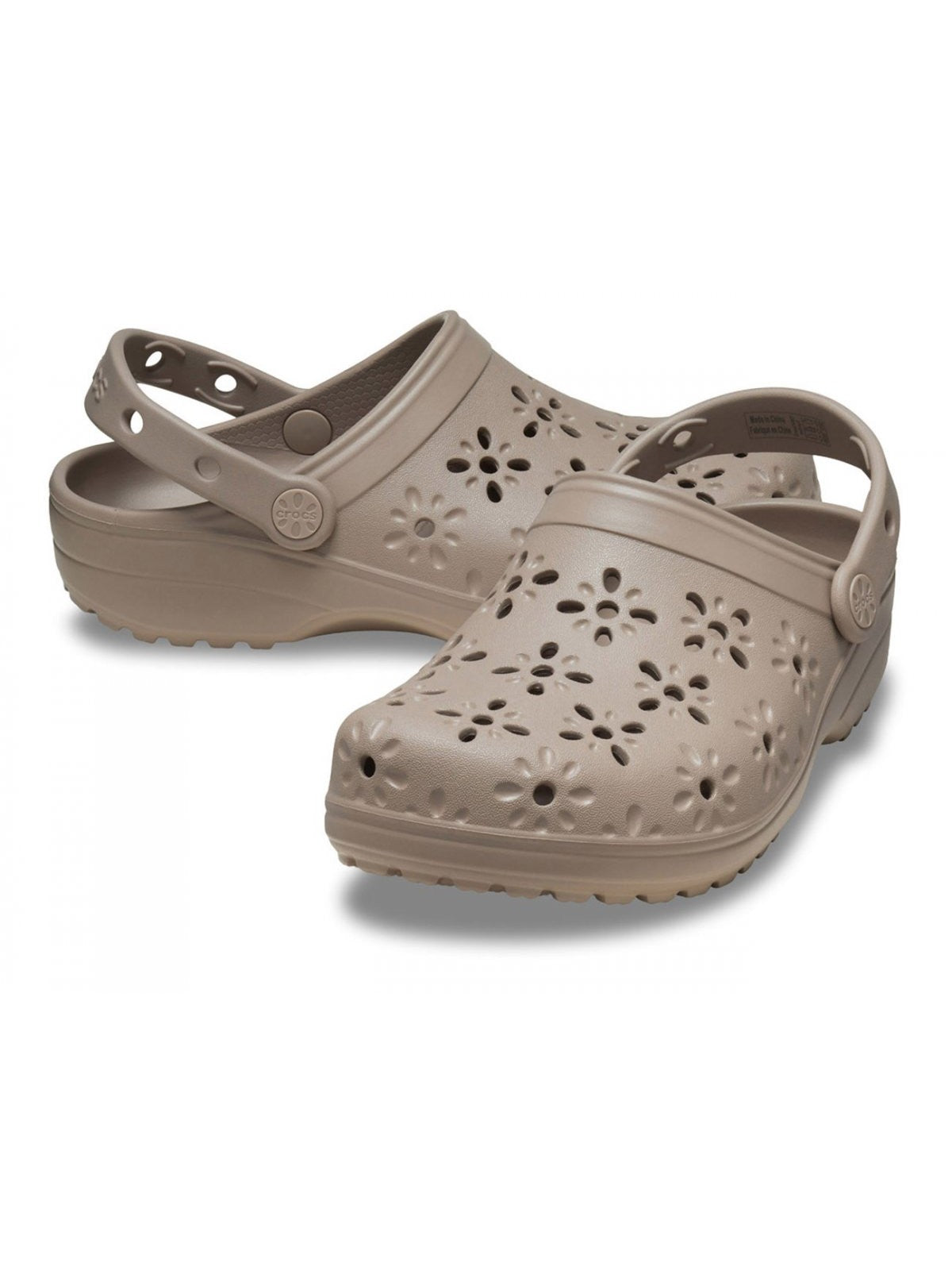 Crocs Sabot Donna Classic Floral Cut Out Clog W - CR.210927 TAUP