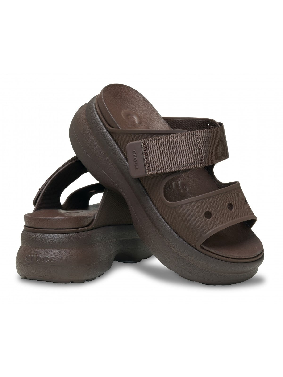 Crocs Sandalo Donna Soho Two Strap Sandal W - CR.212861 COFF gioboutiqueweb