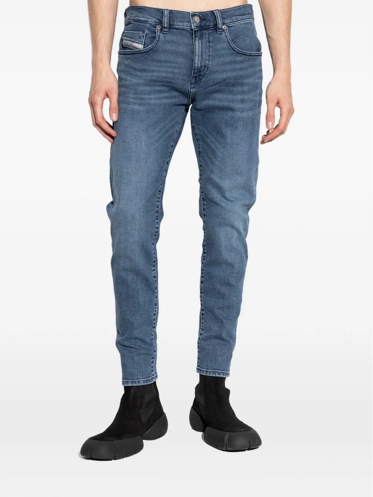 DIESEL Jeans Uomo 2019 D-STRUKT L.30 PANTALONI Blu - A03562 0HDBK 01