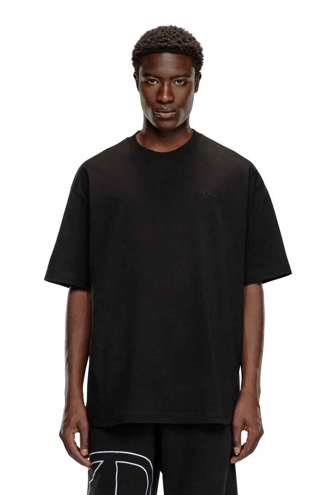 DIESEL T-shirt Uomo T-BOGGY-MEGOVAL-D MAGLIETTA A11302 0HGAM 9XX 004 - DEEP/BLACK