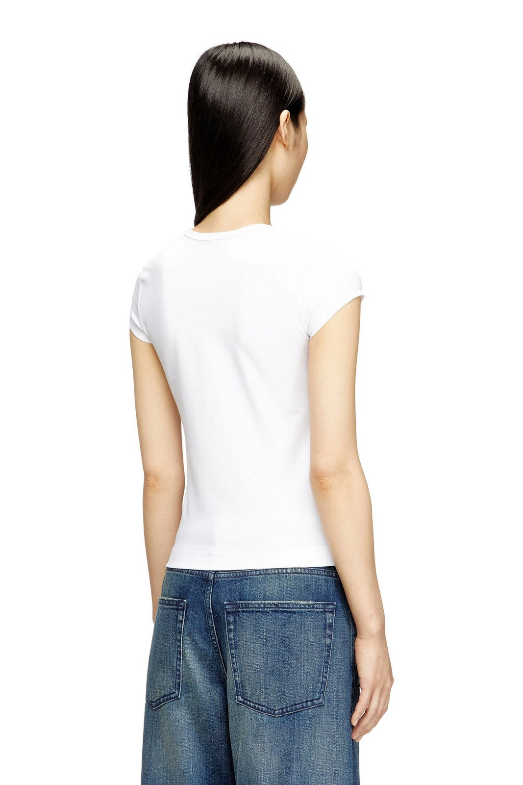DIESEL T-shirt Donna T-ANGIE-OD MAGLIETTA A19912 0AFAA 100 100 - WHITE