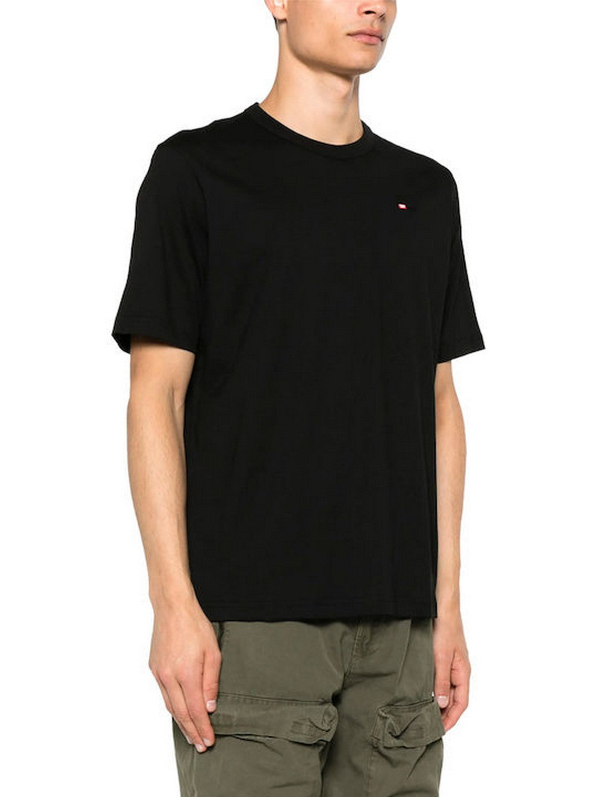 DIESEL T-shirt Uomo T-NORM-MICRODIV MAGLIETTA A20198 0NIAX 9XX 004 - DEEP/BLACK
