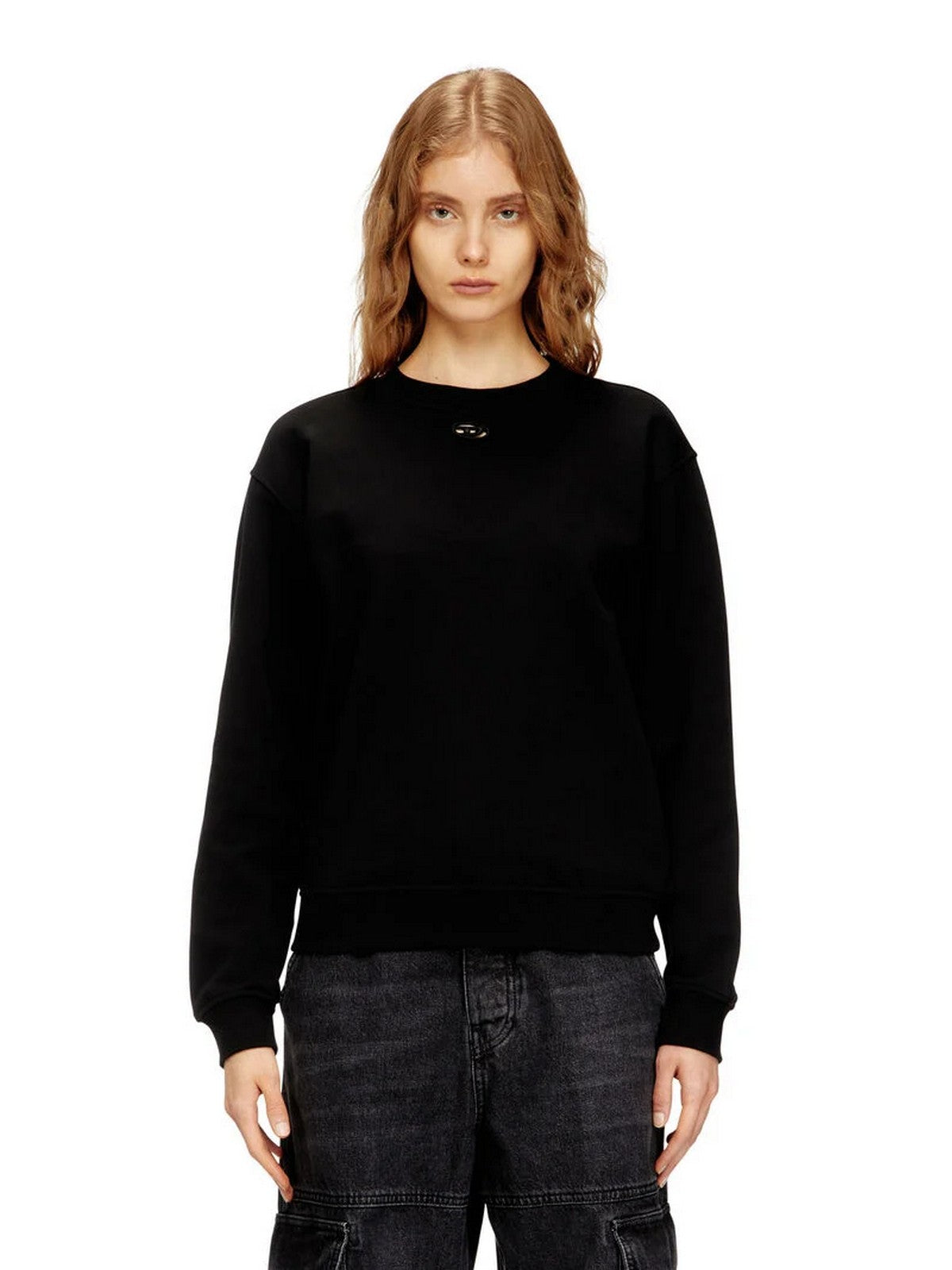 DIESEL Felpa Donna F-NORMY-OD FELPA Nero - A21724 0GSBP 9XX gioboutiqueweb