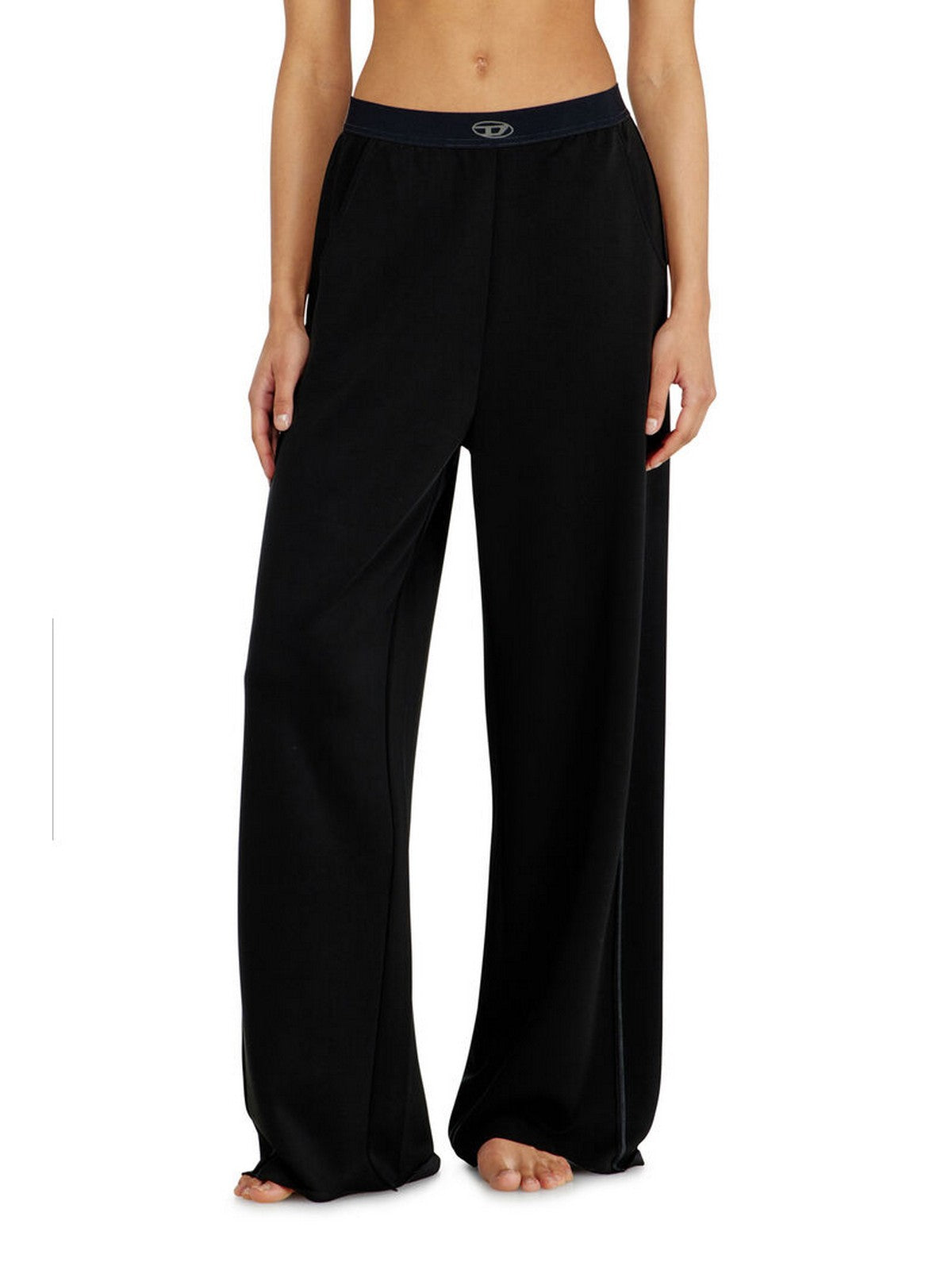 DIESEL Pantalone Donna ALYSA-UTLT PANTALONE HOMEWEAR Nero - A22308 0TJBU 9XX