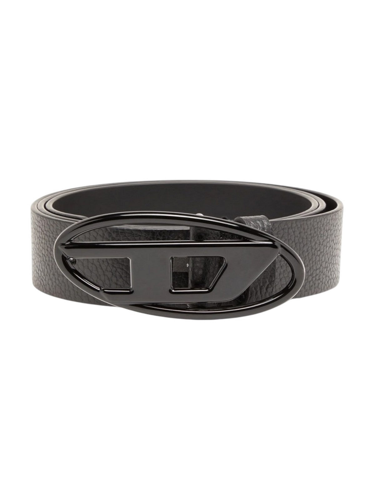 DIESEL Cintura Uomo OVAL D LOGO B-1DR BELT X08516 P4231 T8013 001 - BLACK