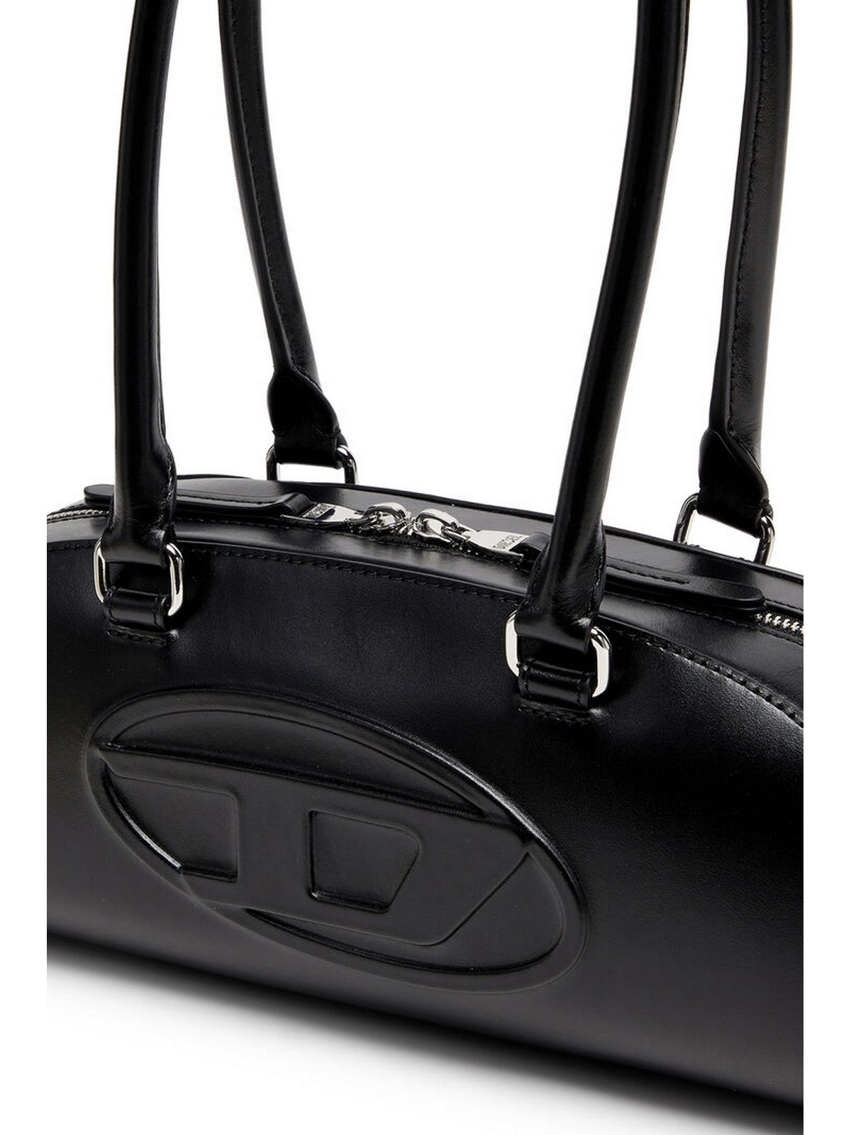 DIESEL Borsa Donna 1DR 2.0 1DR DOME SHOULDER EW SHOULDER BAG Nero - X10641 P8279 T8013 gioboutiqueweb