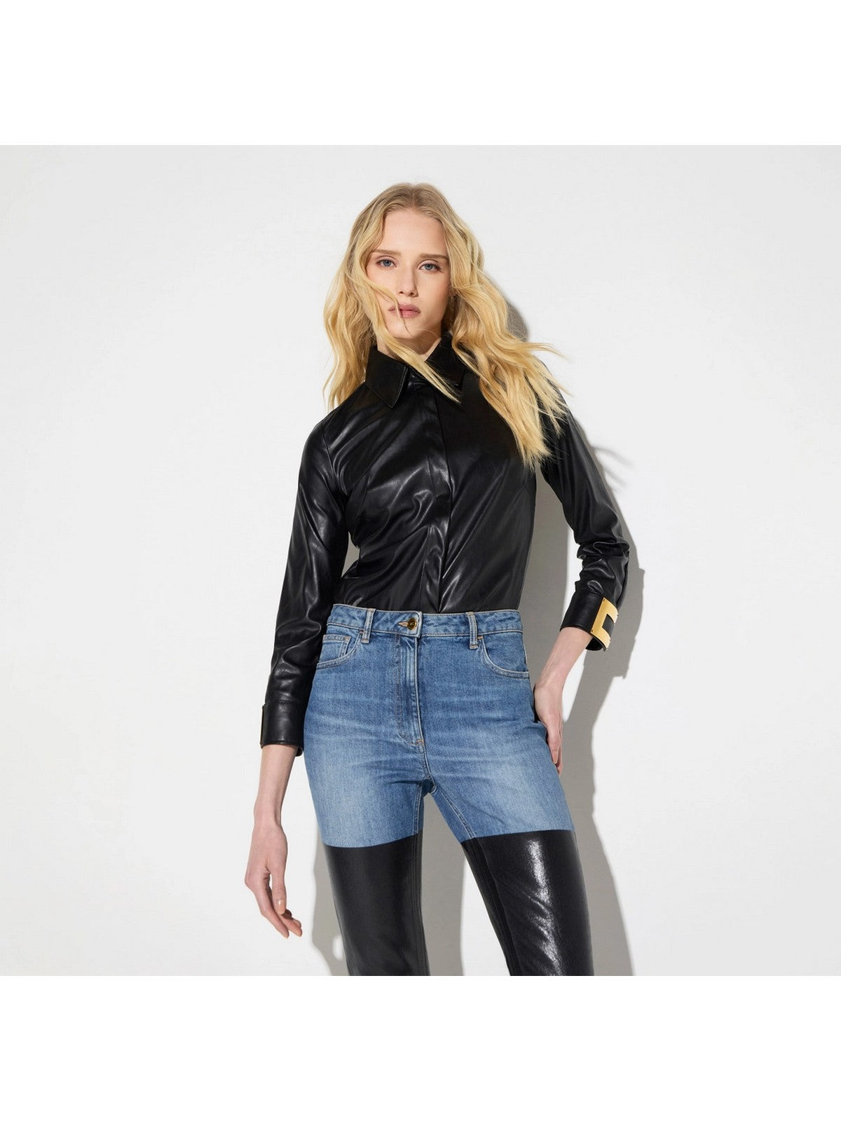 ELISABETTA FRANCHI Camicia Donna NERO - CA19566E2 110